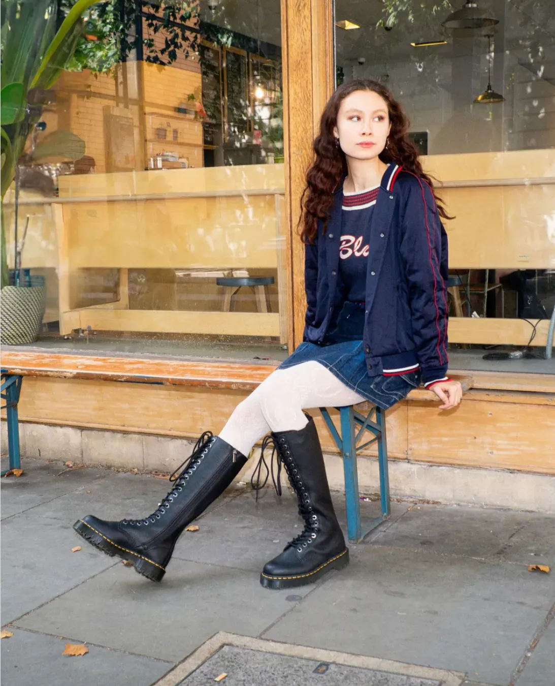 Dr.MARTENS Stivali al ginocchio 1B60 Bex in pelle Pisa