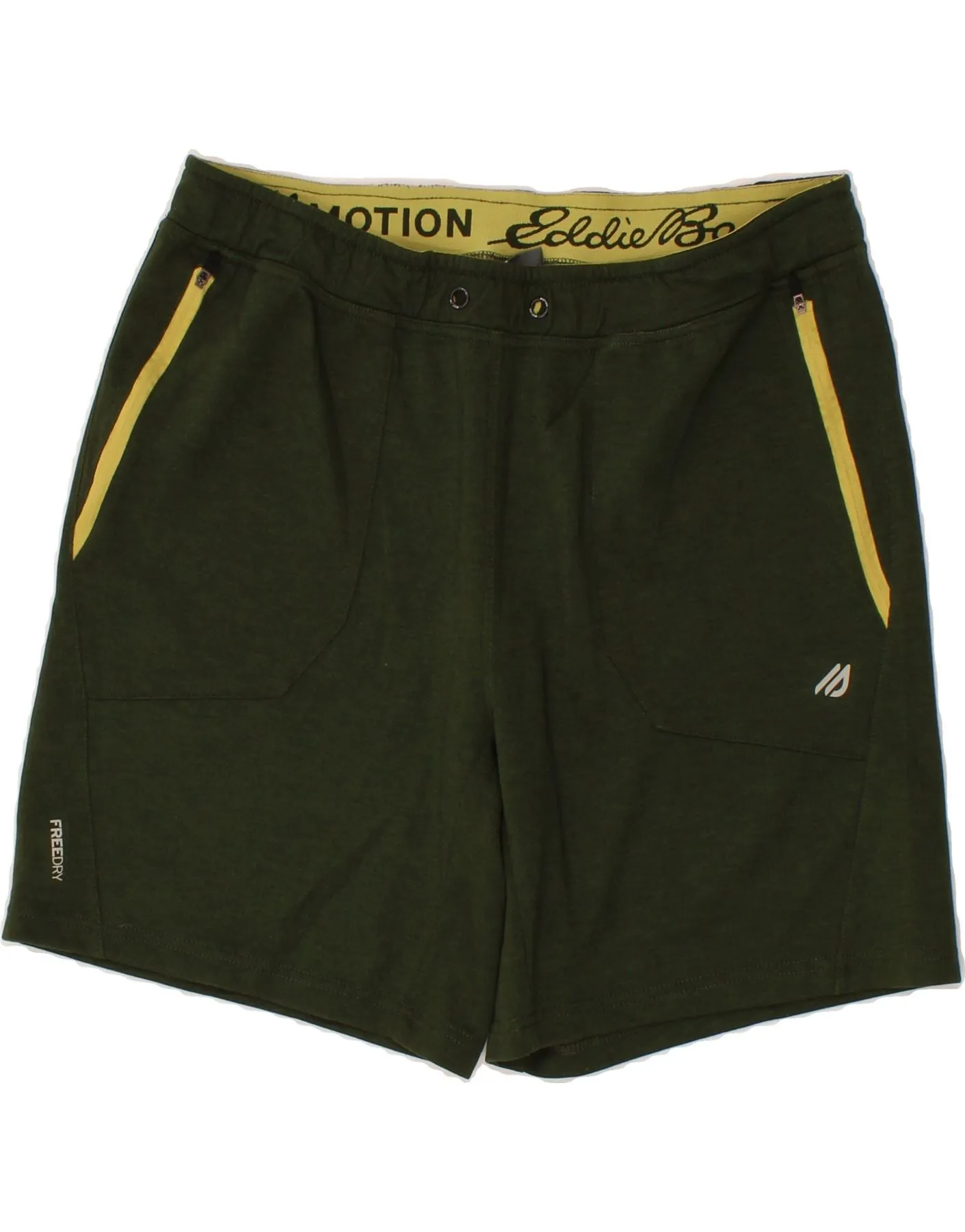 EDDIE BAUER Mens Sport Shorts Large  Khaki Polyester