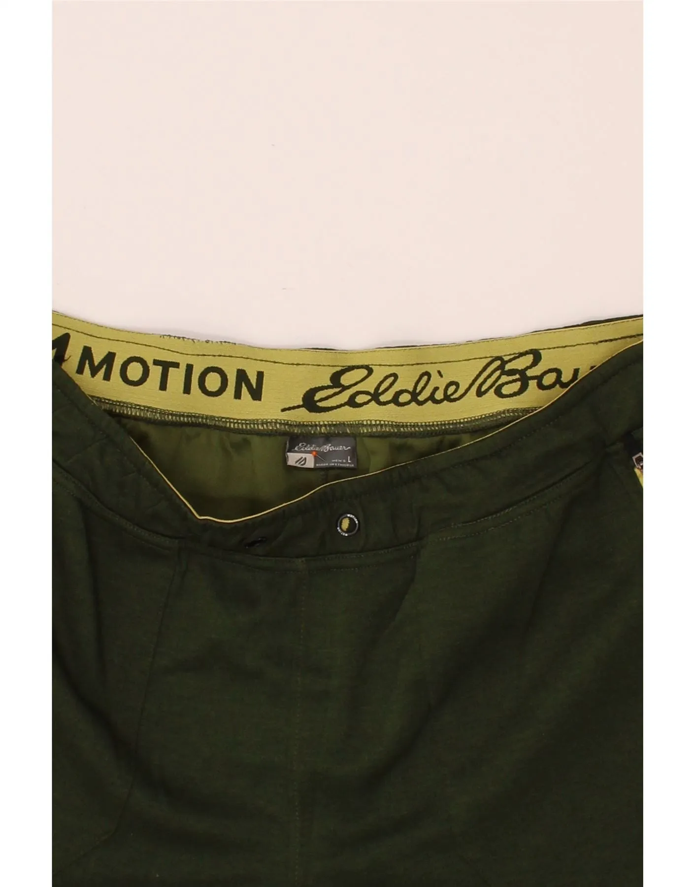 EDDIE BAUER Mens Sport Shorts Large  Khaki Polyester