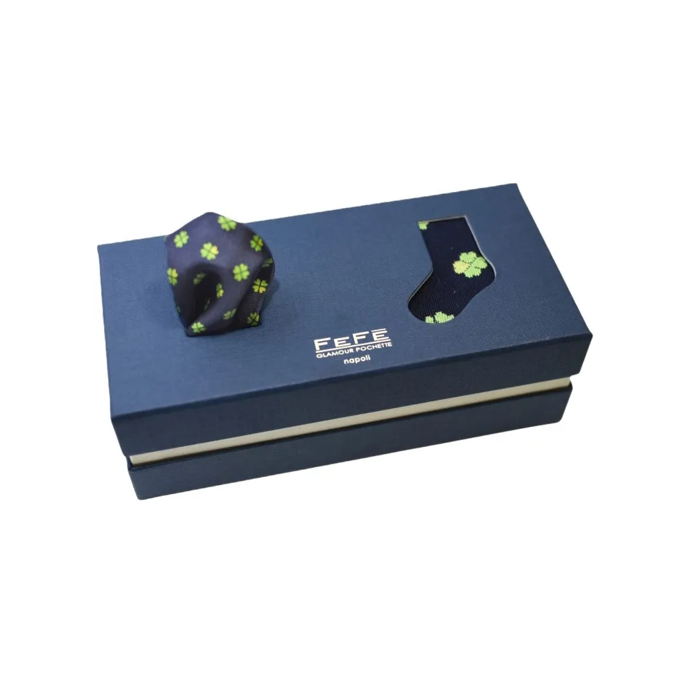 Fefè Napoli - Gift Box Quadrifoglio - Gift Box - Handmade in Italy - Luxury Exclusive Collection