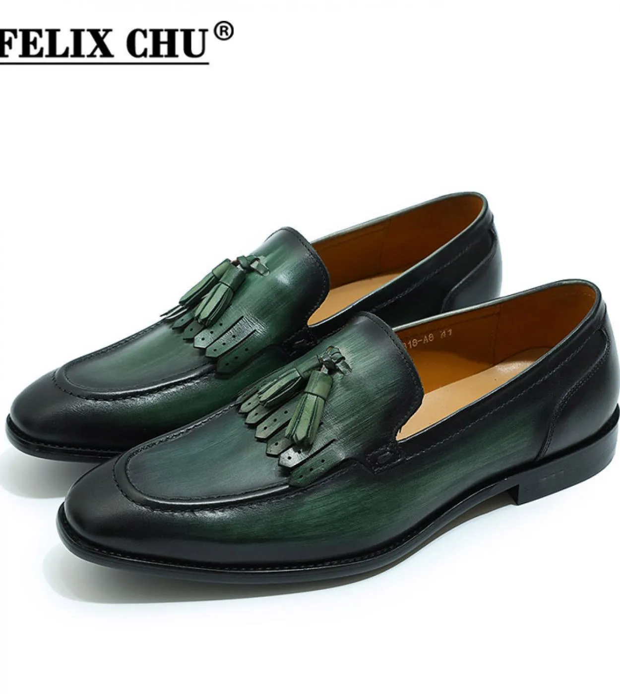 Felix Chu Mocassini da sposa da uomo Felix Chu Scarpe da uomo Mocassing Autumn Genuine