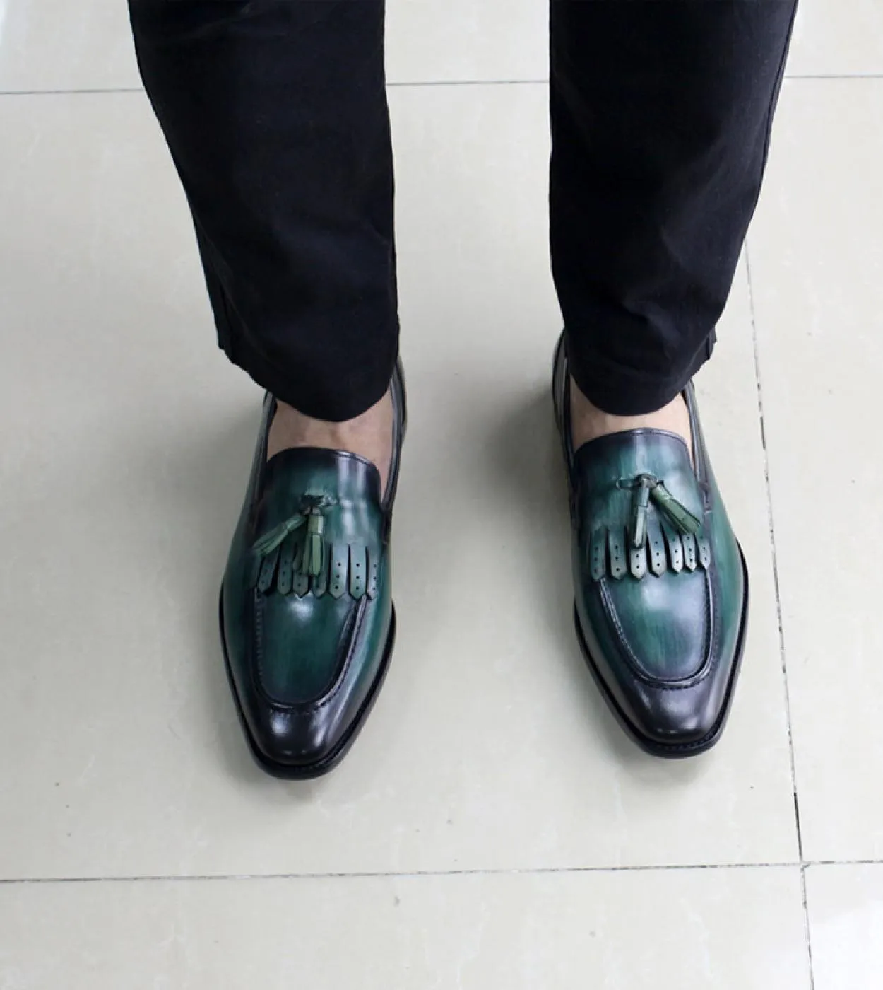 Felix Chu Mocassini da sposa da uomo Felix Chu Scarpe da uomo Mocassing Autumn Genuine