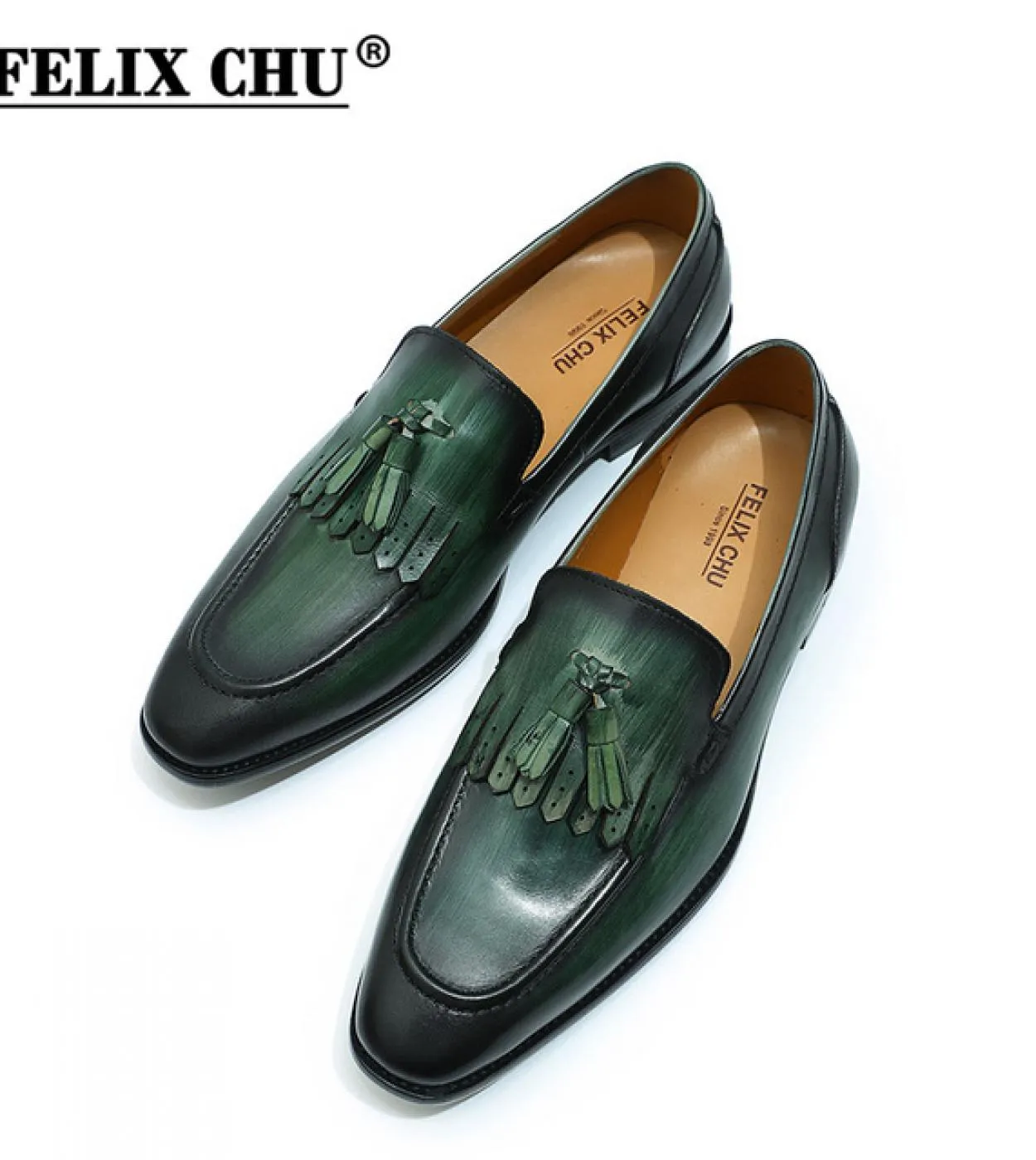 Felix Chu Mocassini da sposa da uomo Felix Chu Scarpe da uomo Mocassing Autumn Genuine