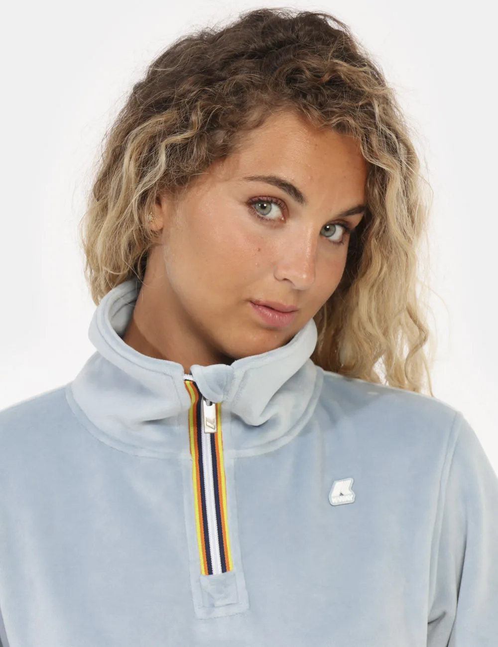 Felpa K-WAY Azzurro