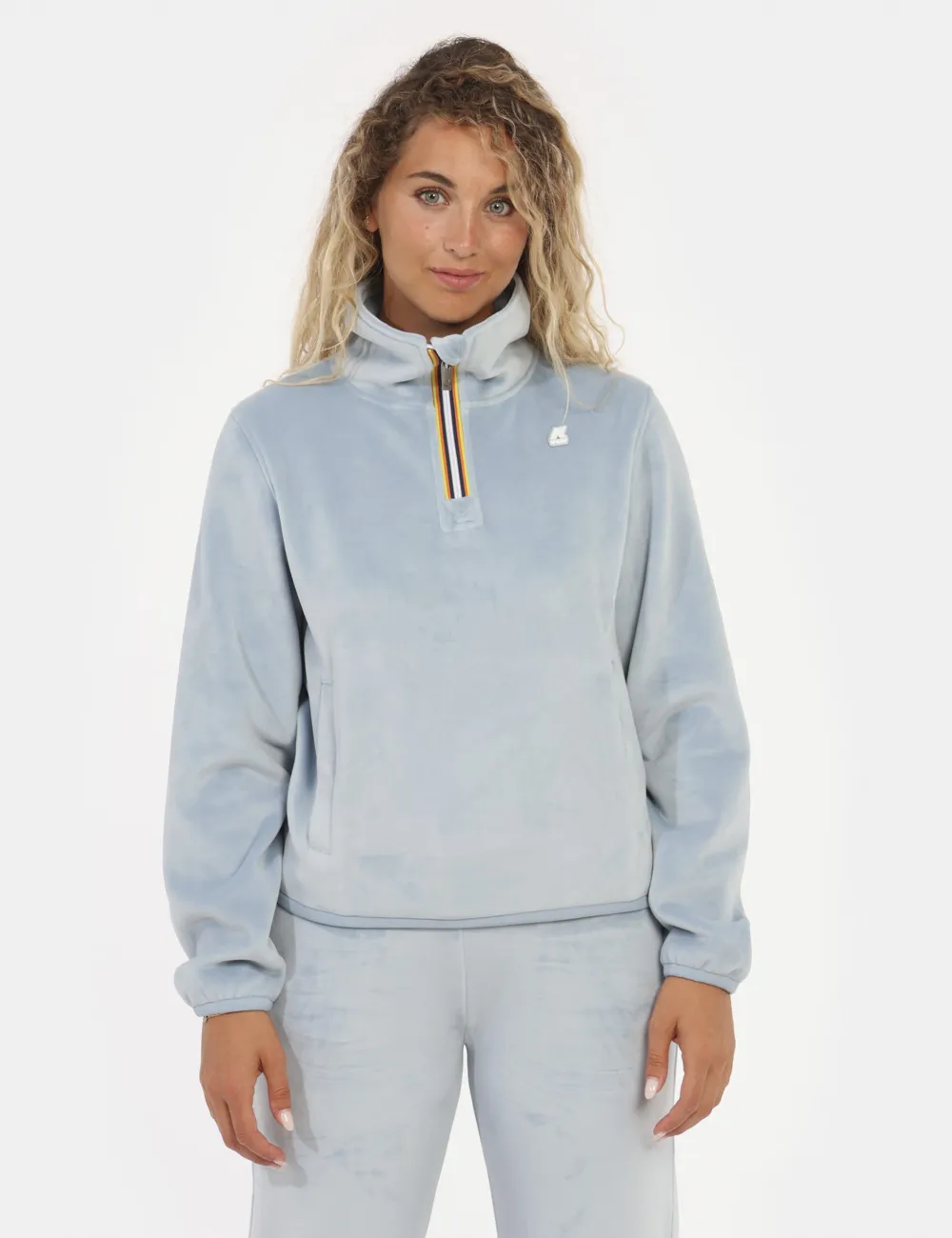 Felpa K-WAY Azzurro