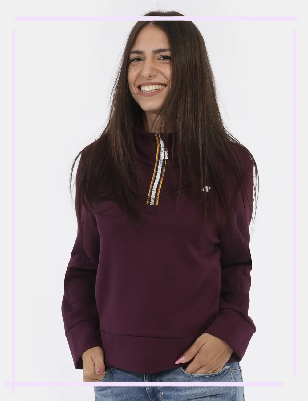 Felpa K-Way Viola