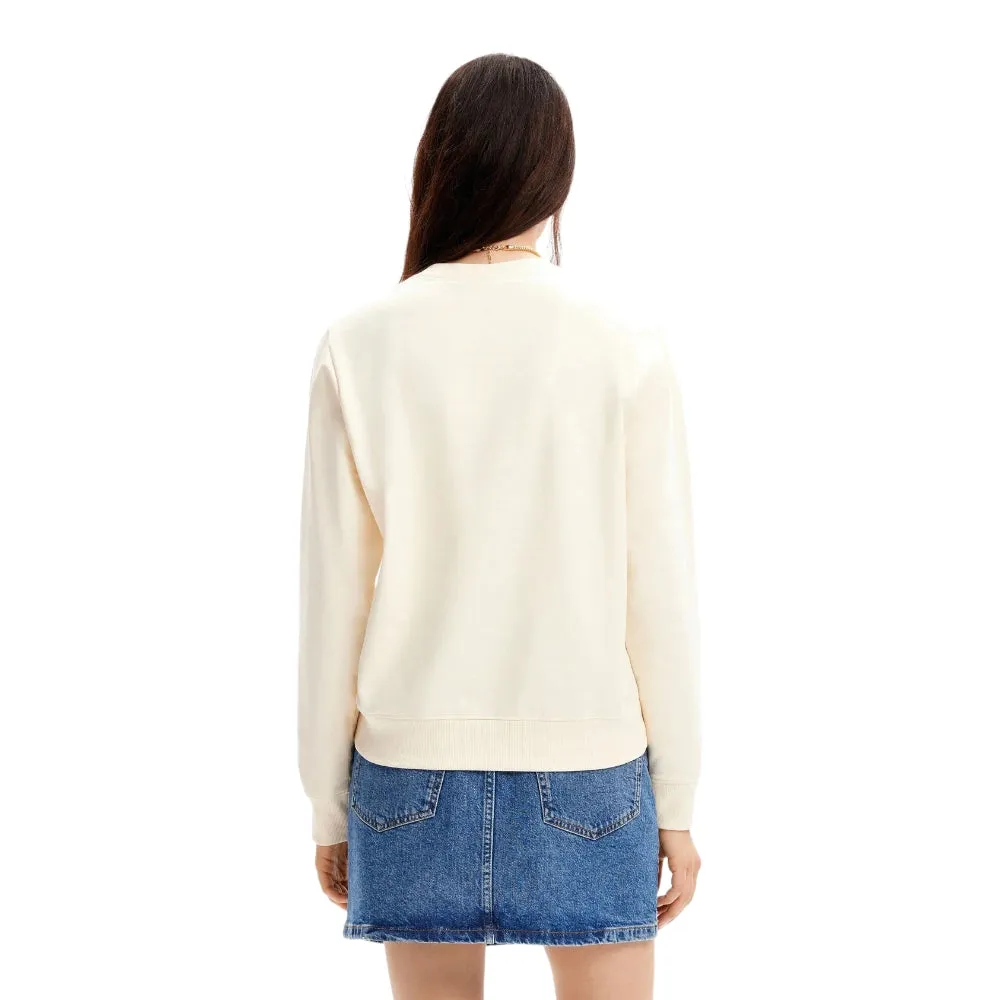 Felpa Sweat Desigual 23WWSK05 1002 crudo v