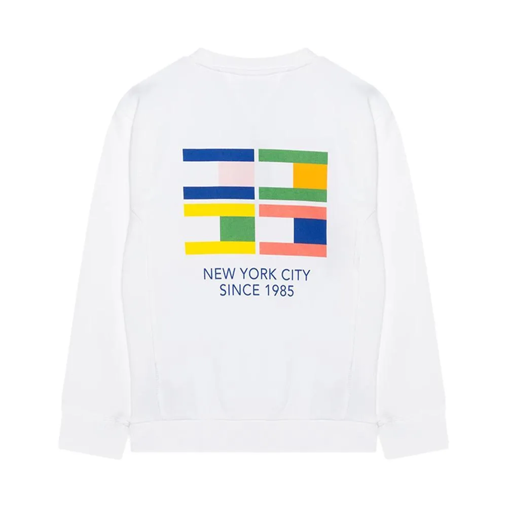  FELPA TOMMY HILFIGER. BIANCO 