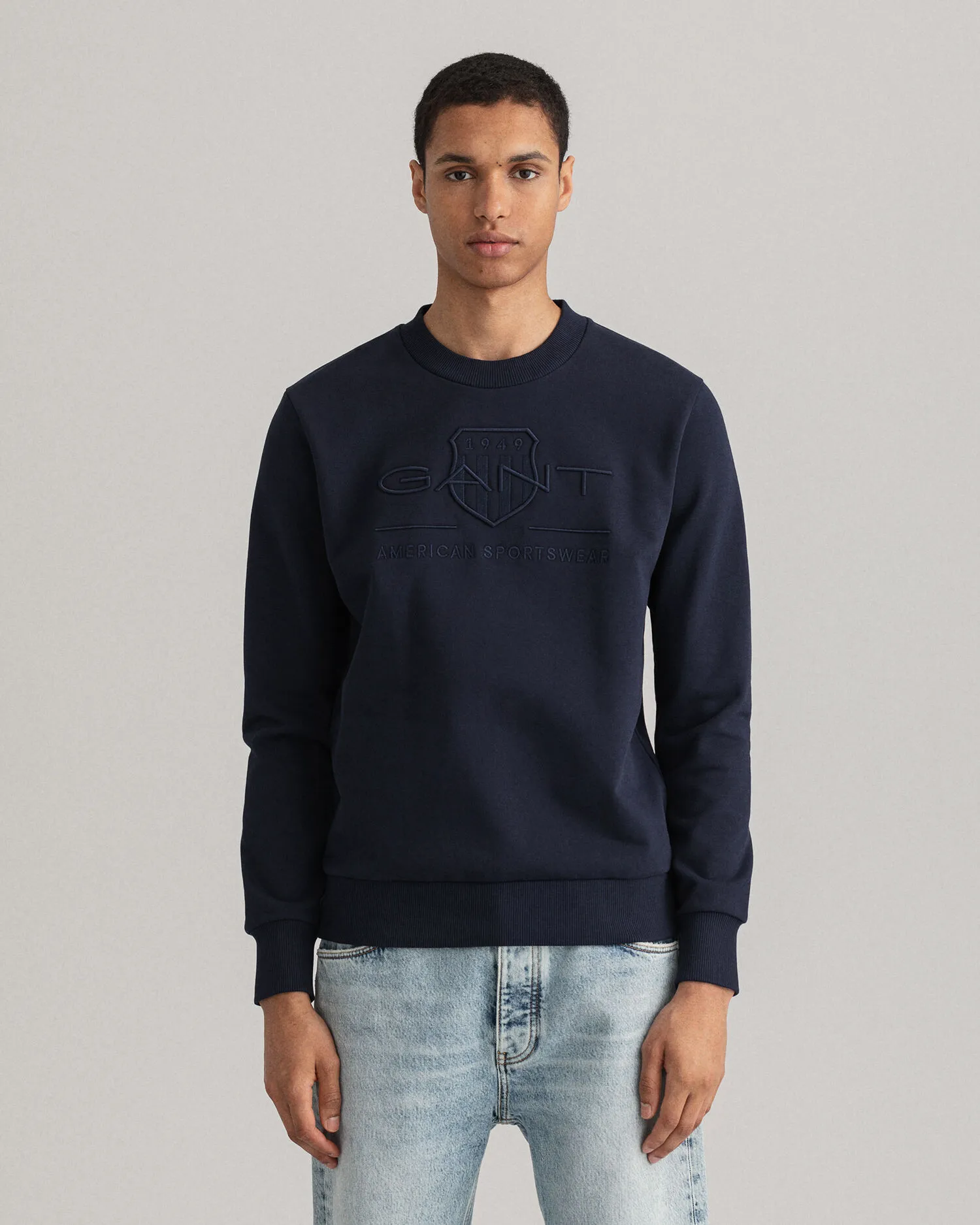 Felpa Tonal Archive Shield girocollo    