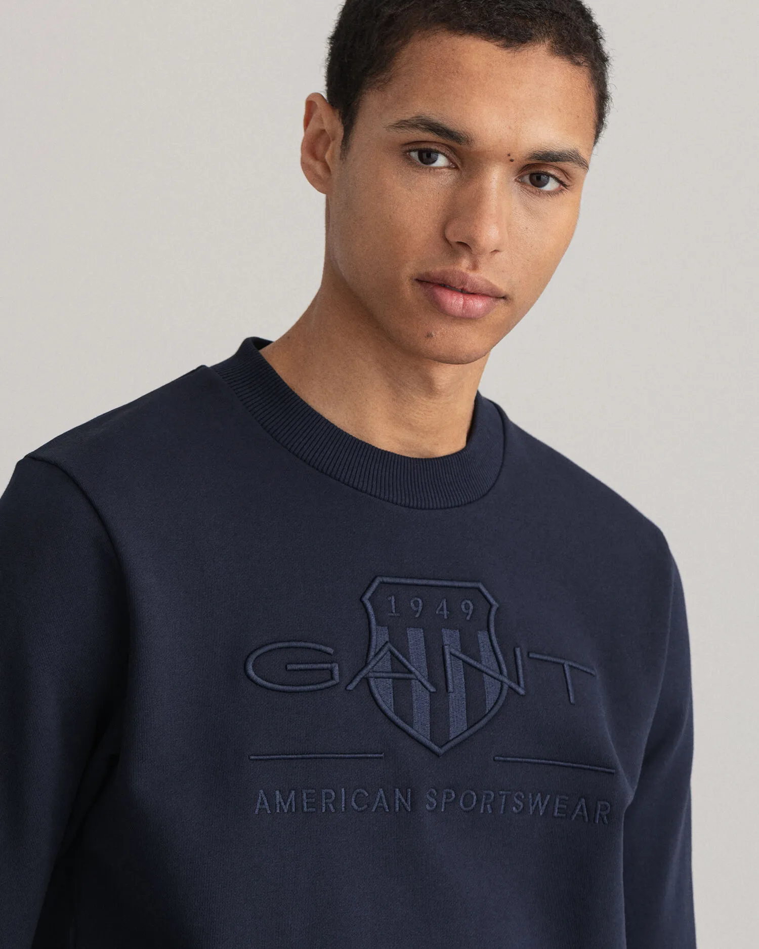 Felpa Tonal Archive Shield girocollo    