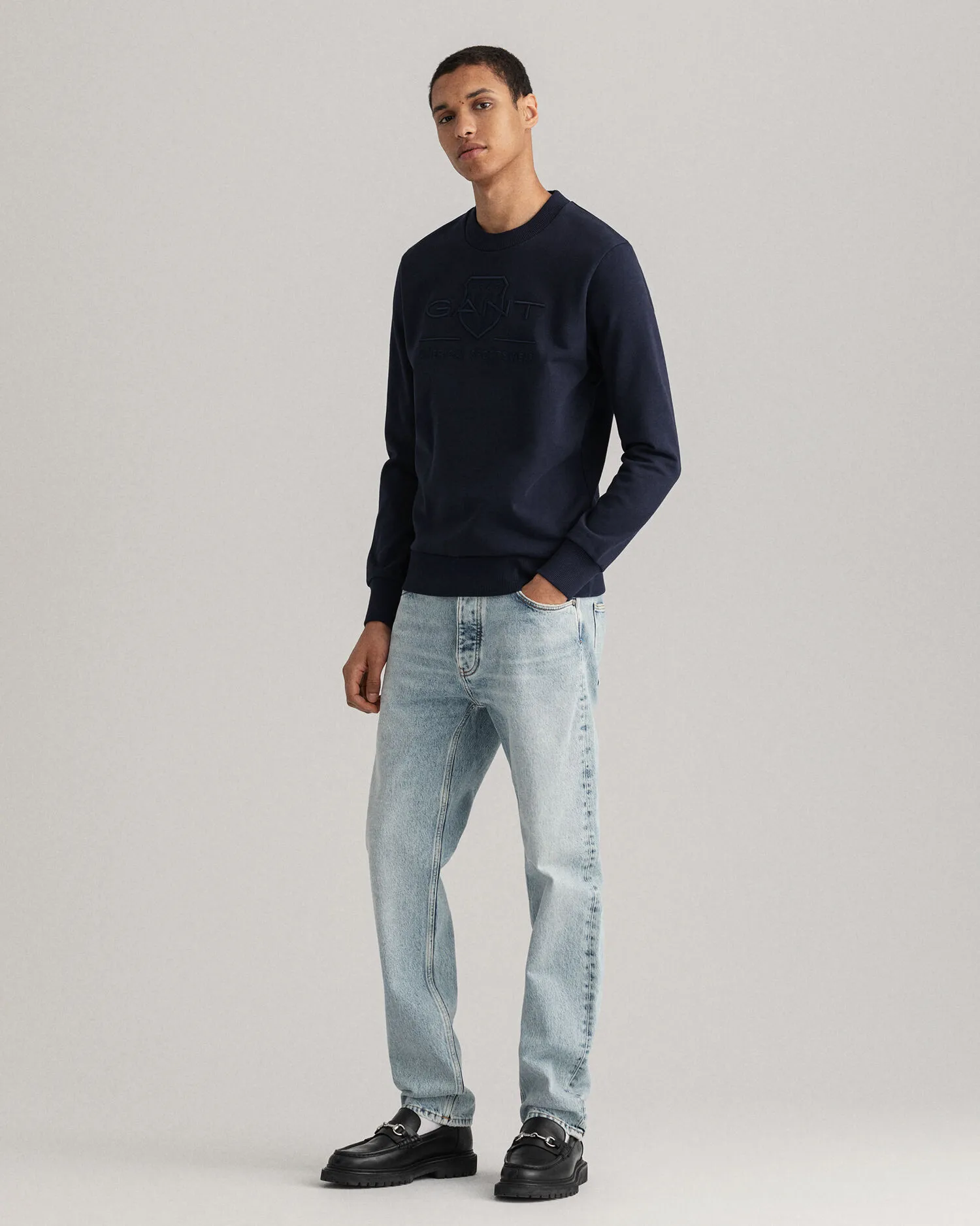 Felpa Tonal Archive Shield girocollo    