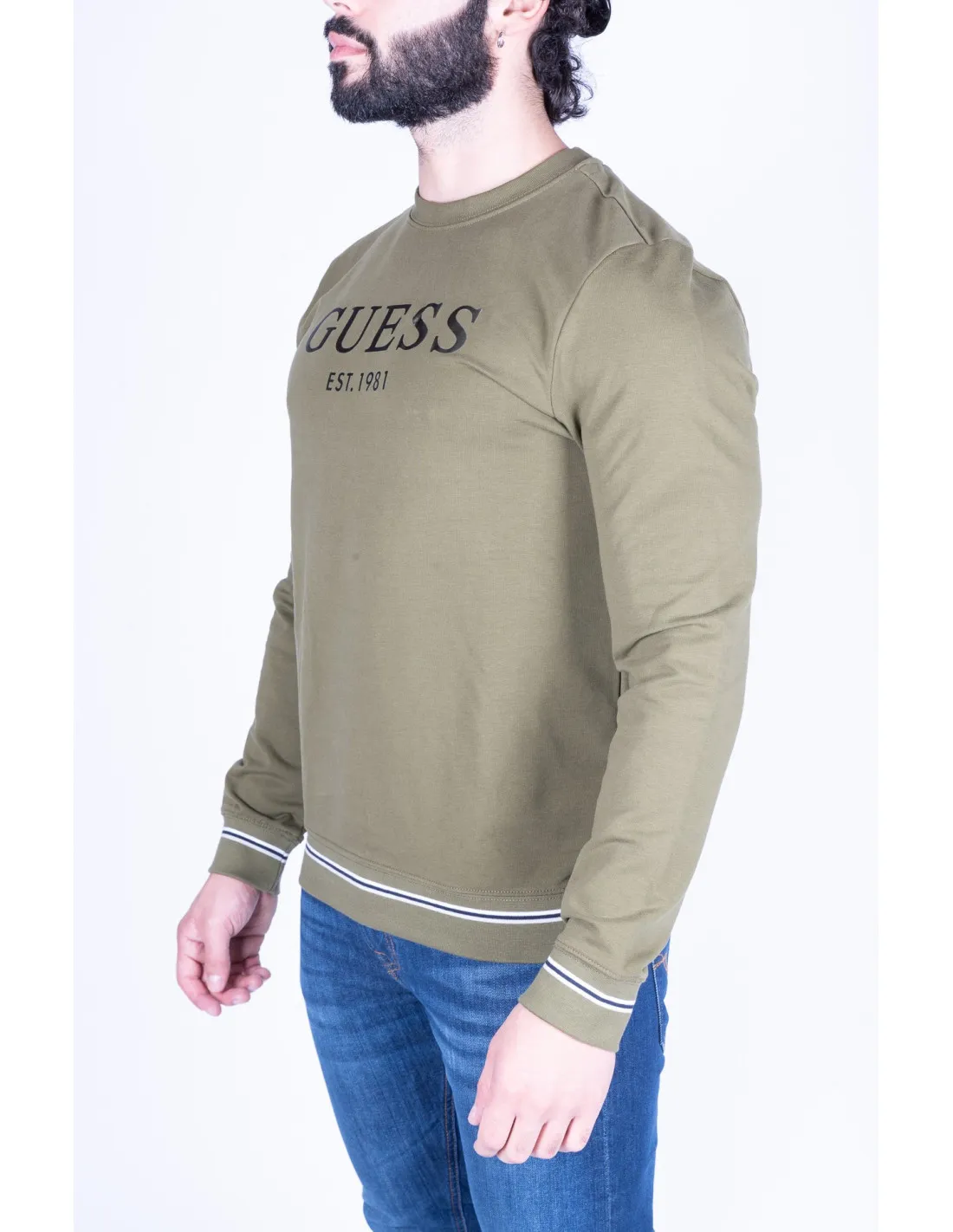 Felpa uomo Beau Cn Fleece Guess