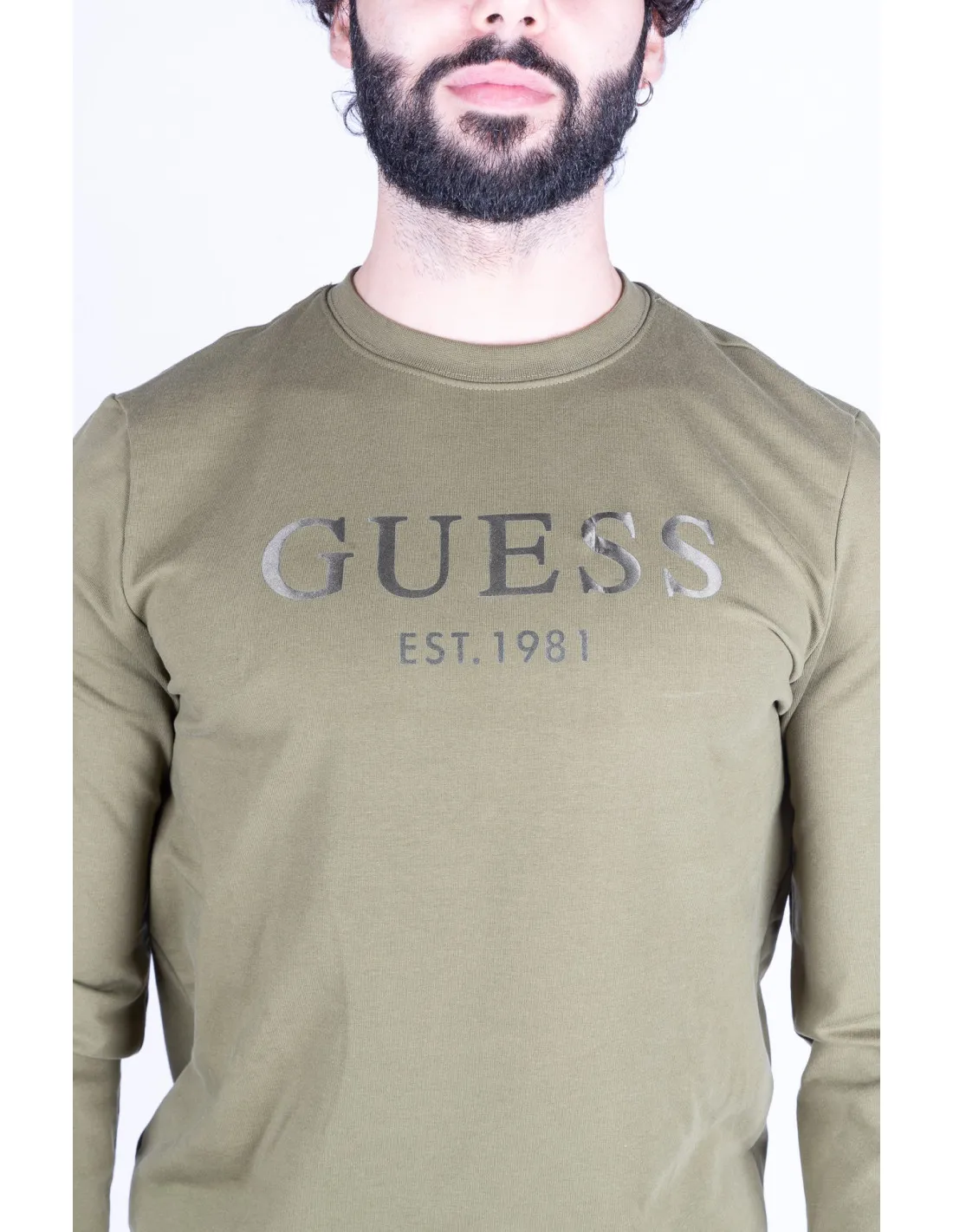 Felpa uomo Beau Cn Fleece Guess
