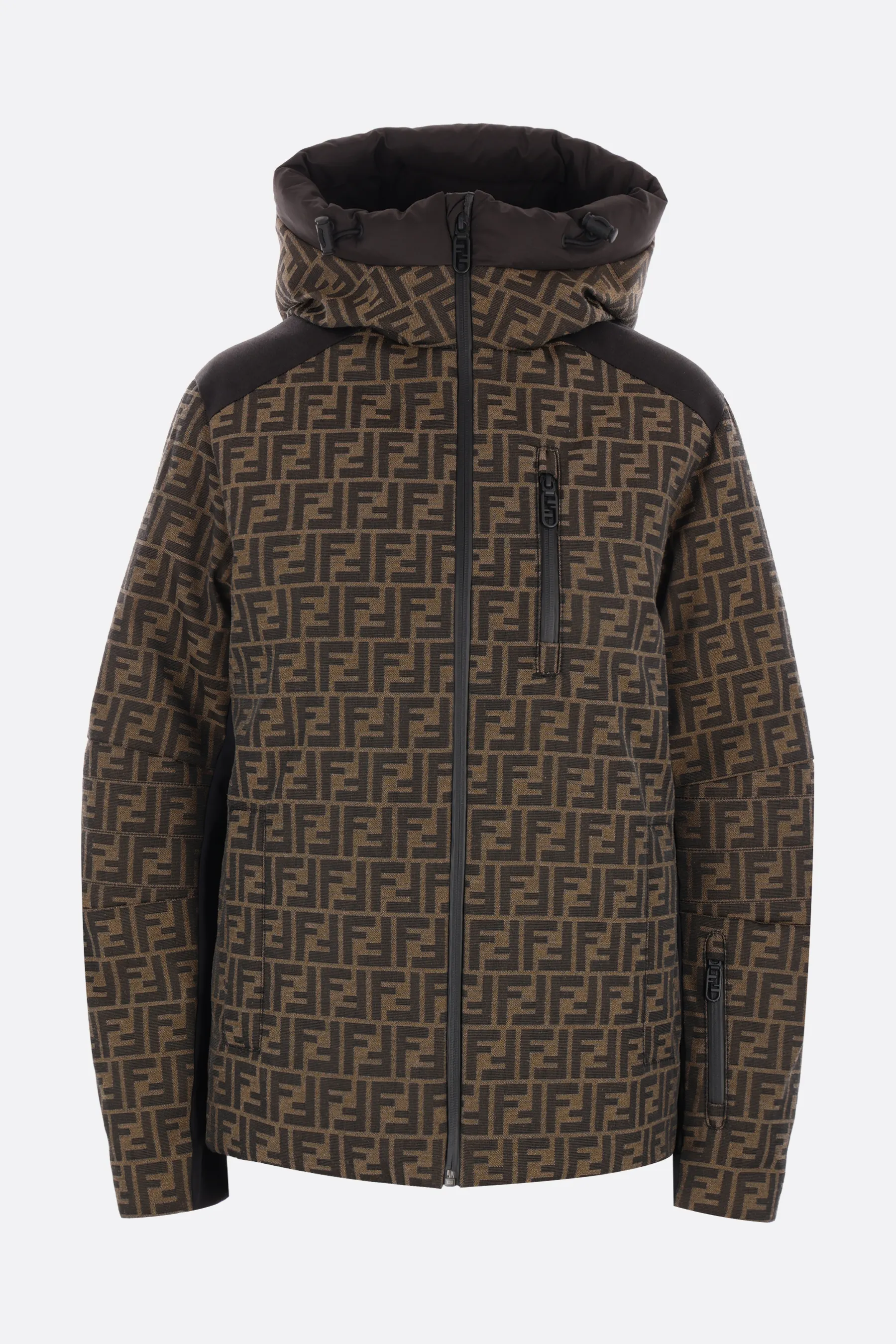  FENDI piumino in jacquard FF 