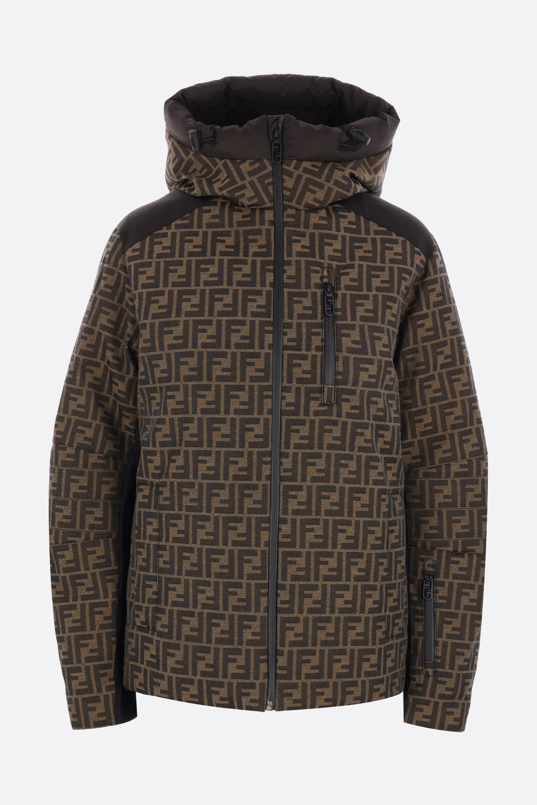  FENDI piumino in jacquard FF 