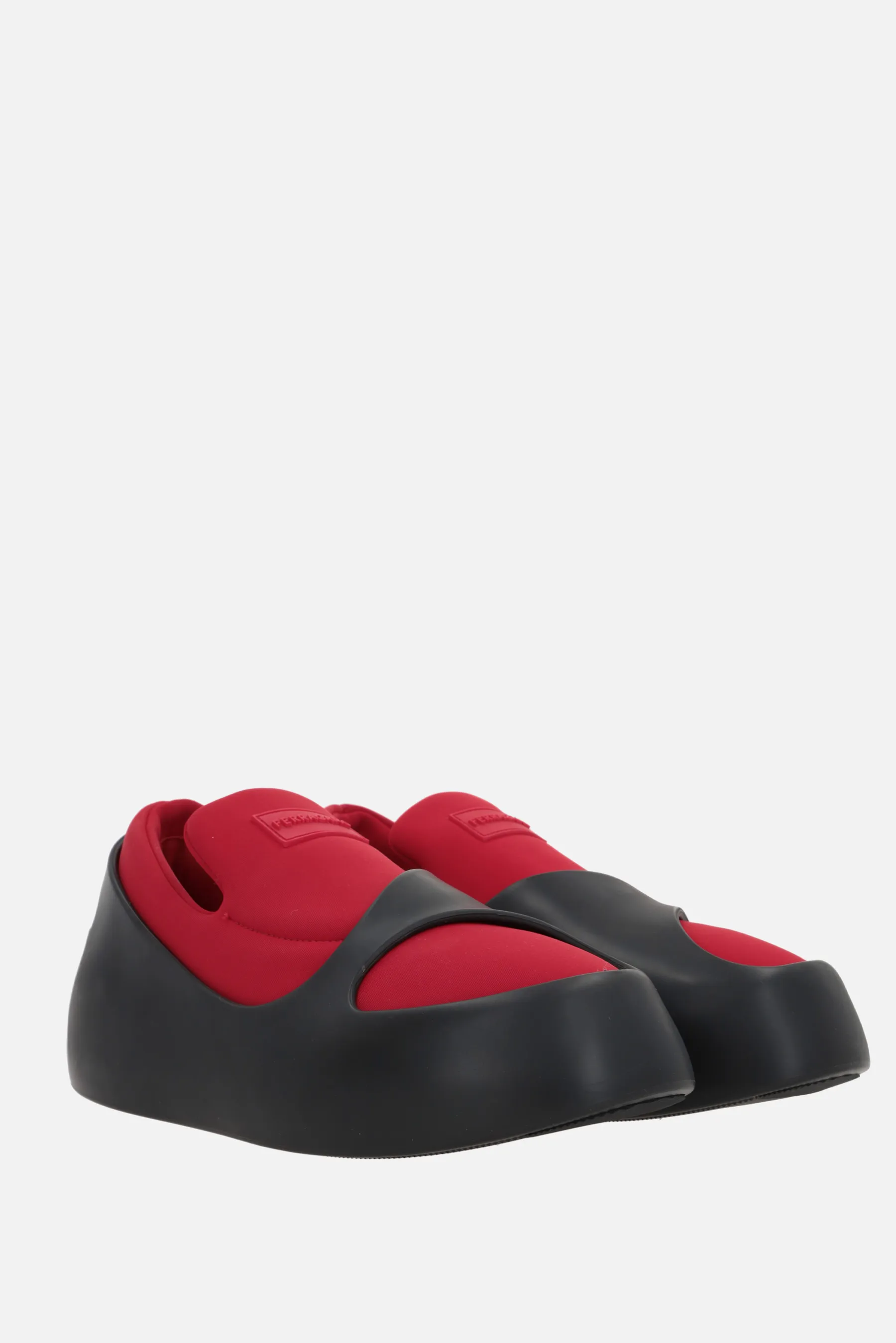 FERRAGAMO slipper Lunar in gomma e neoprene