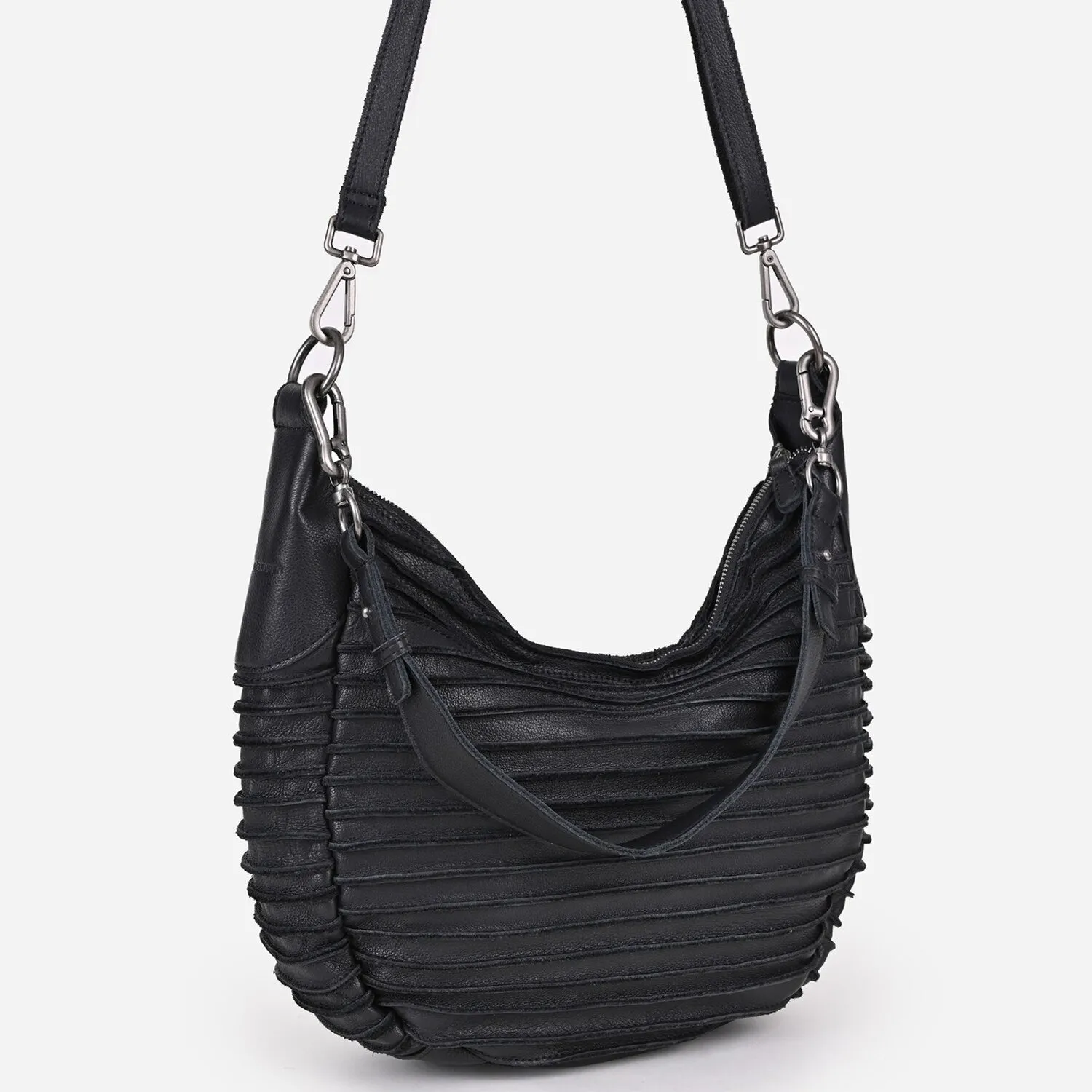 FredsBruder Riffel Flowow Borsa a tracolla in pelle 43 cm