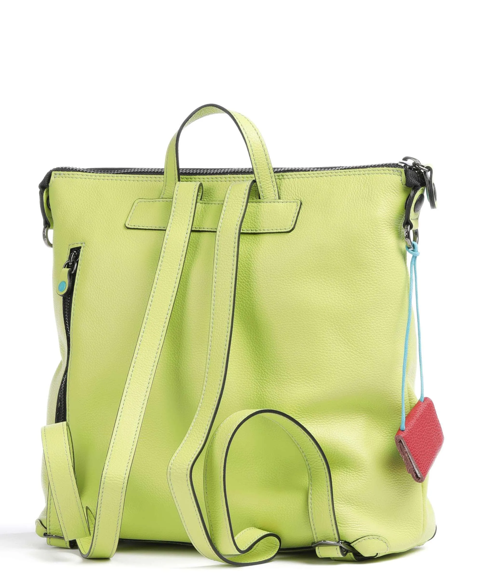  Gabs Lolita M Zaino pelle di vitello grana giallo verde  