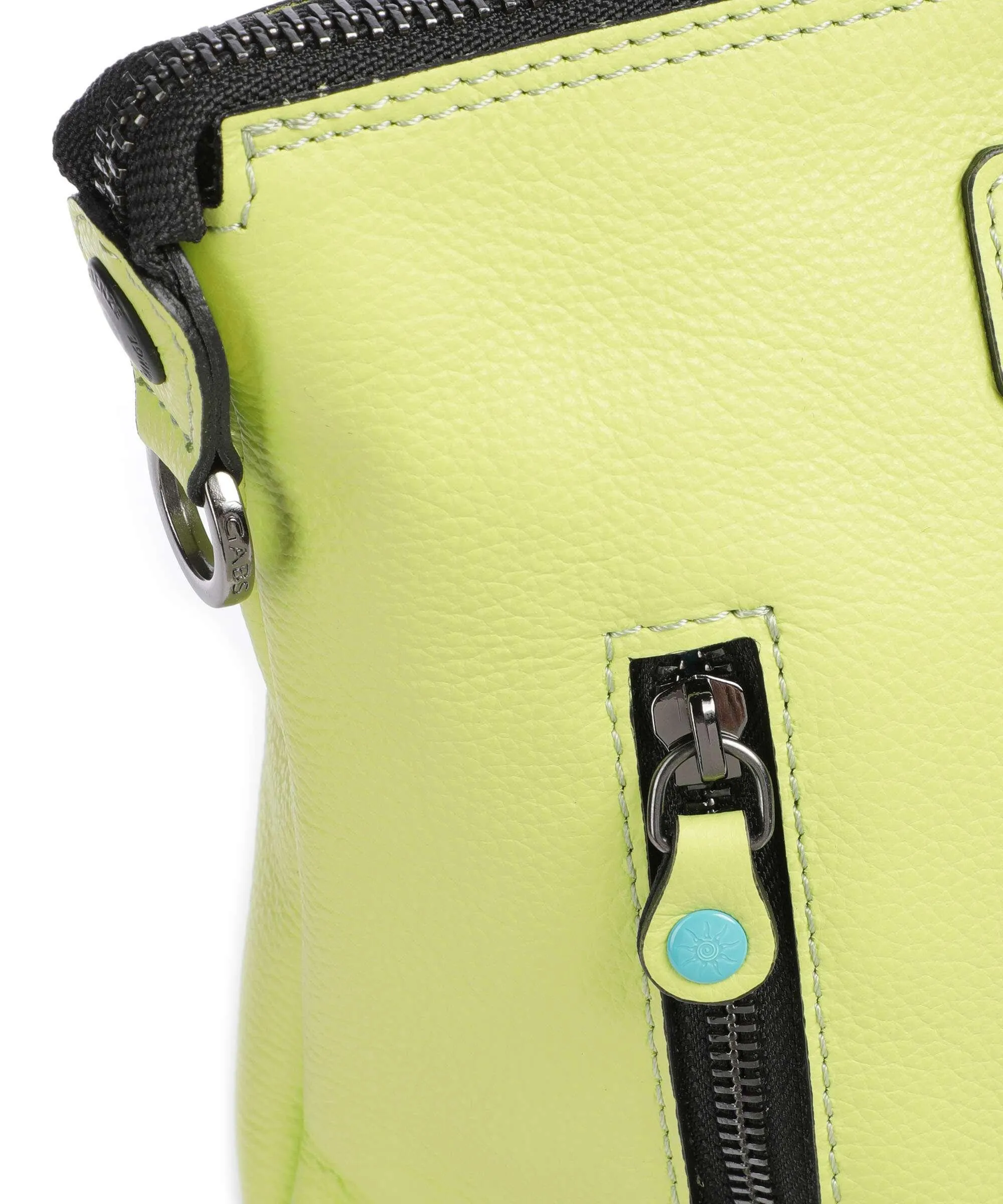  Gabs Lolita M Zaino pelle di vitello grana giallo verde  
