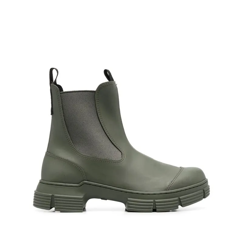 Ganni Stivaletti City Boot in gomma riciclata