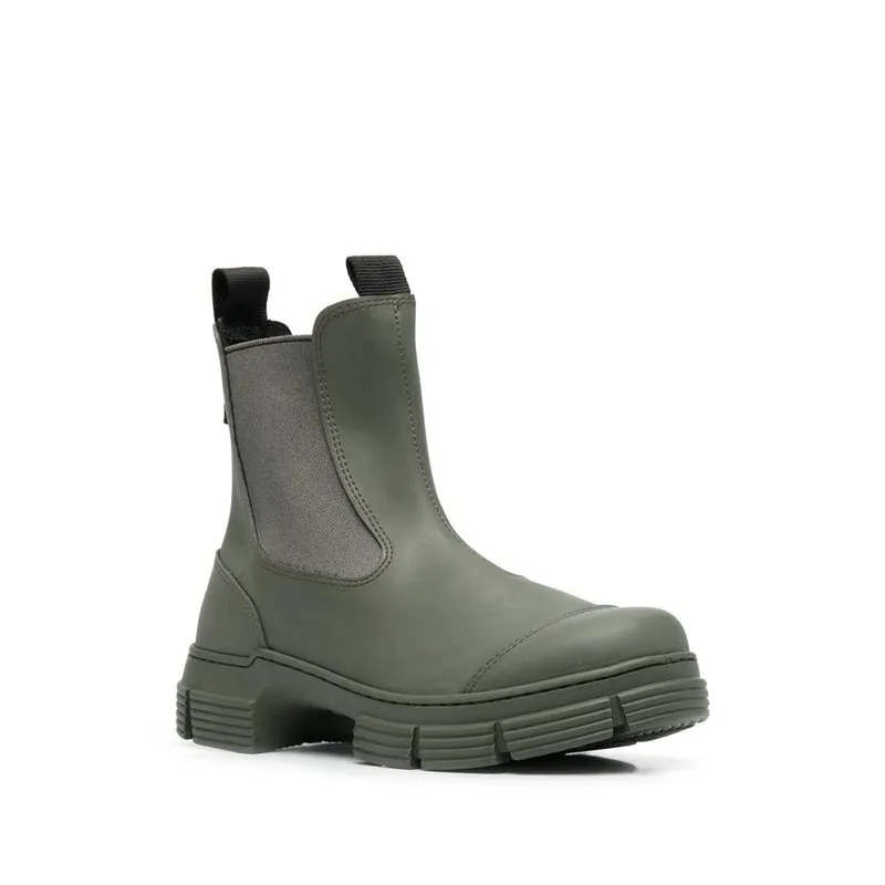 Ganni Stivaletti City Boot in gomma riciclata