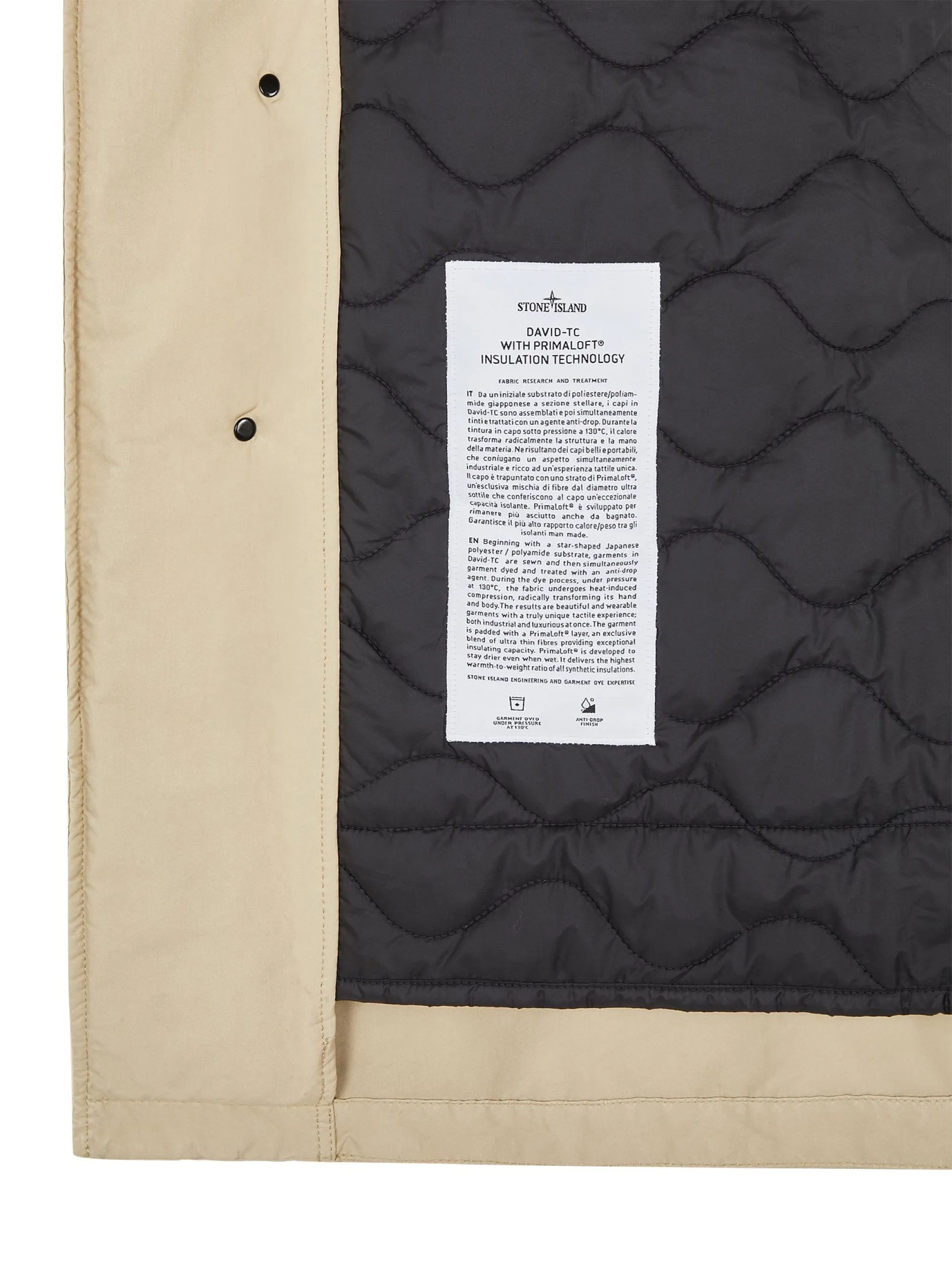 Giacca con Abbottonatura Asimmetrica Beige
