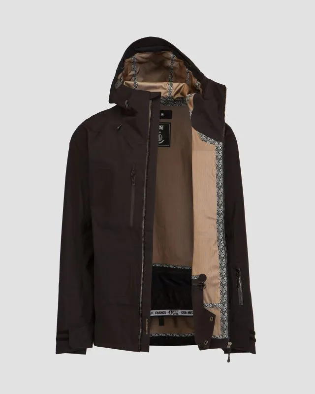 Giacca hardshell nera da uomo Picture Organic Clothing Welcome 3L 20/20
