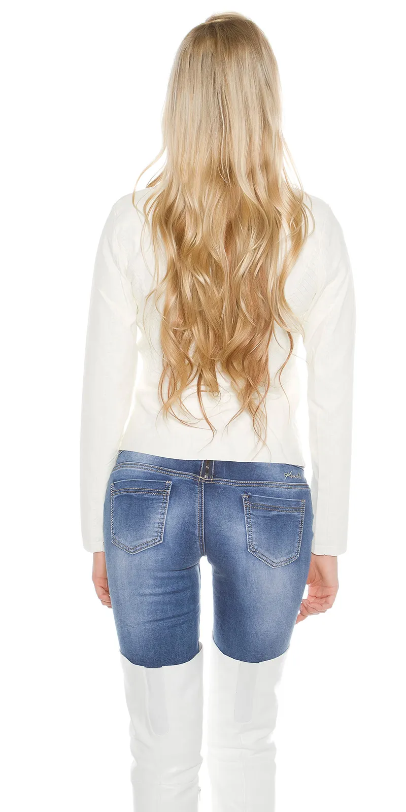 Giacca similpelle GIA043 bianco