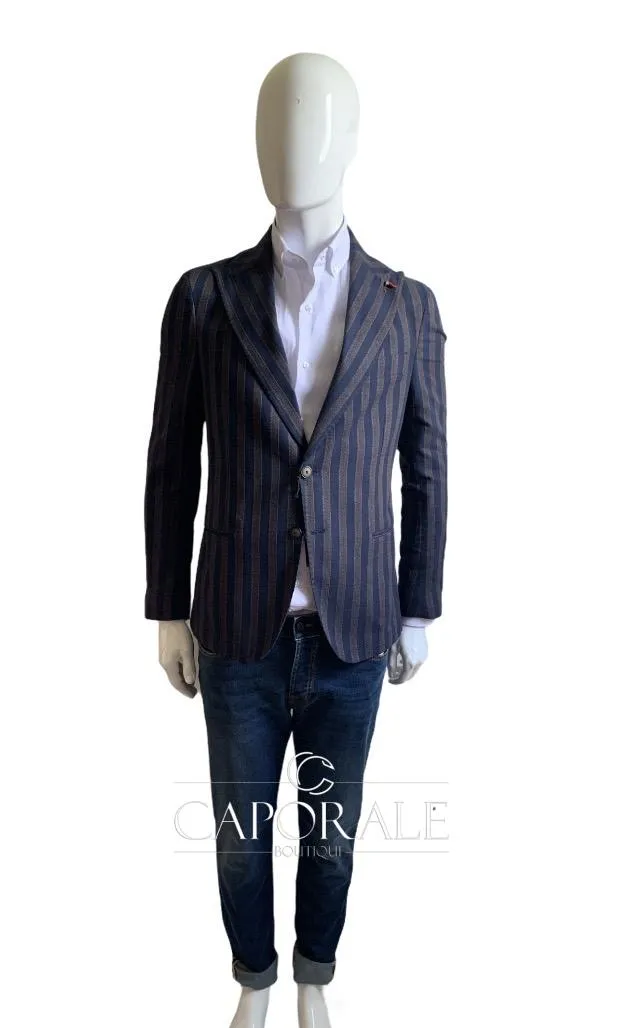 Giacca uomo Mulish blu fantasia GKS801R