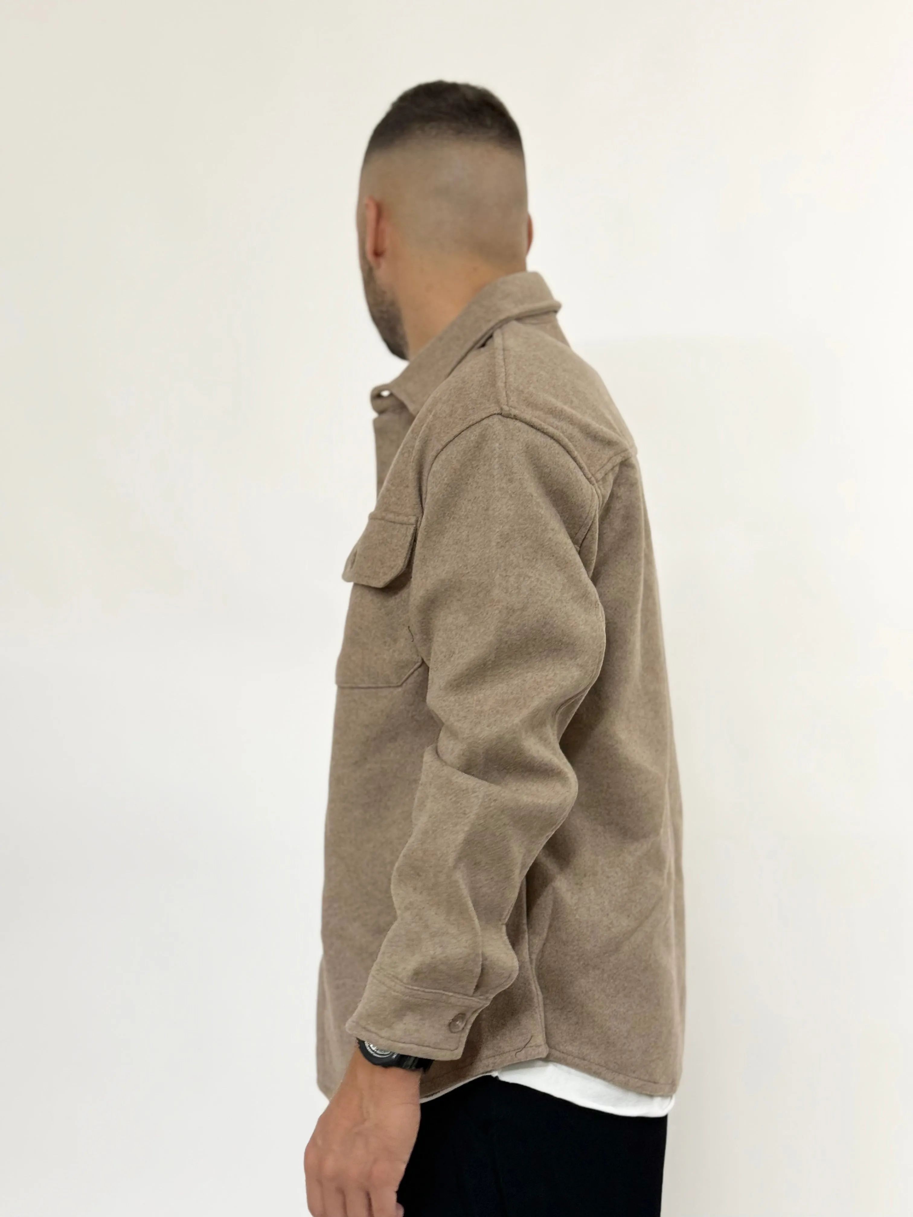 Giacca/Camicia lanetta basica