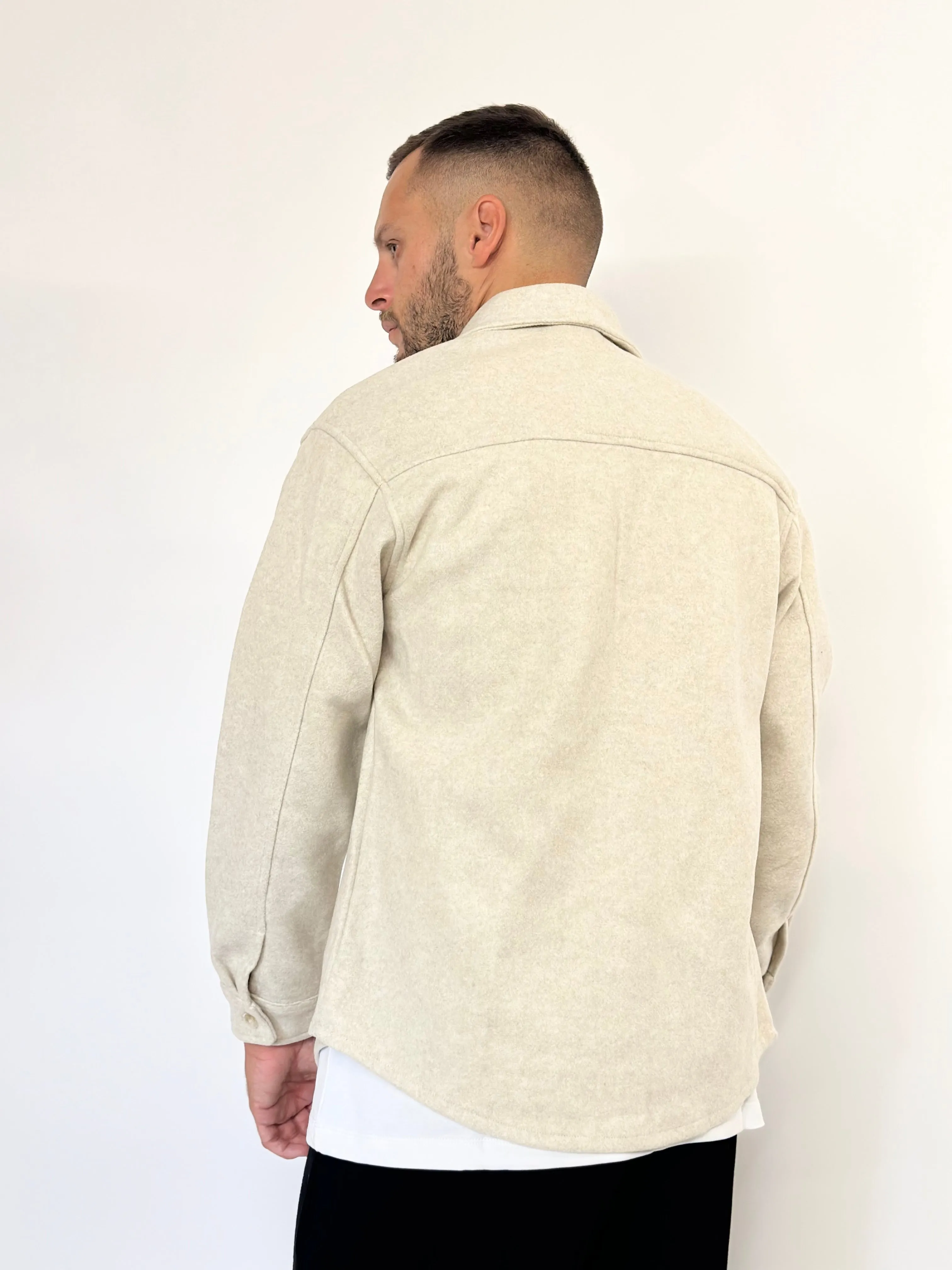 Giacca/Camicia lanetta basica