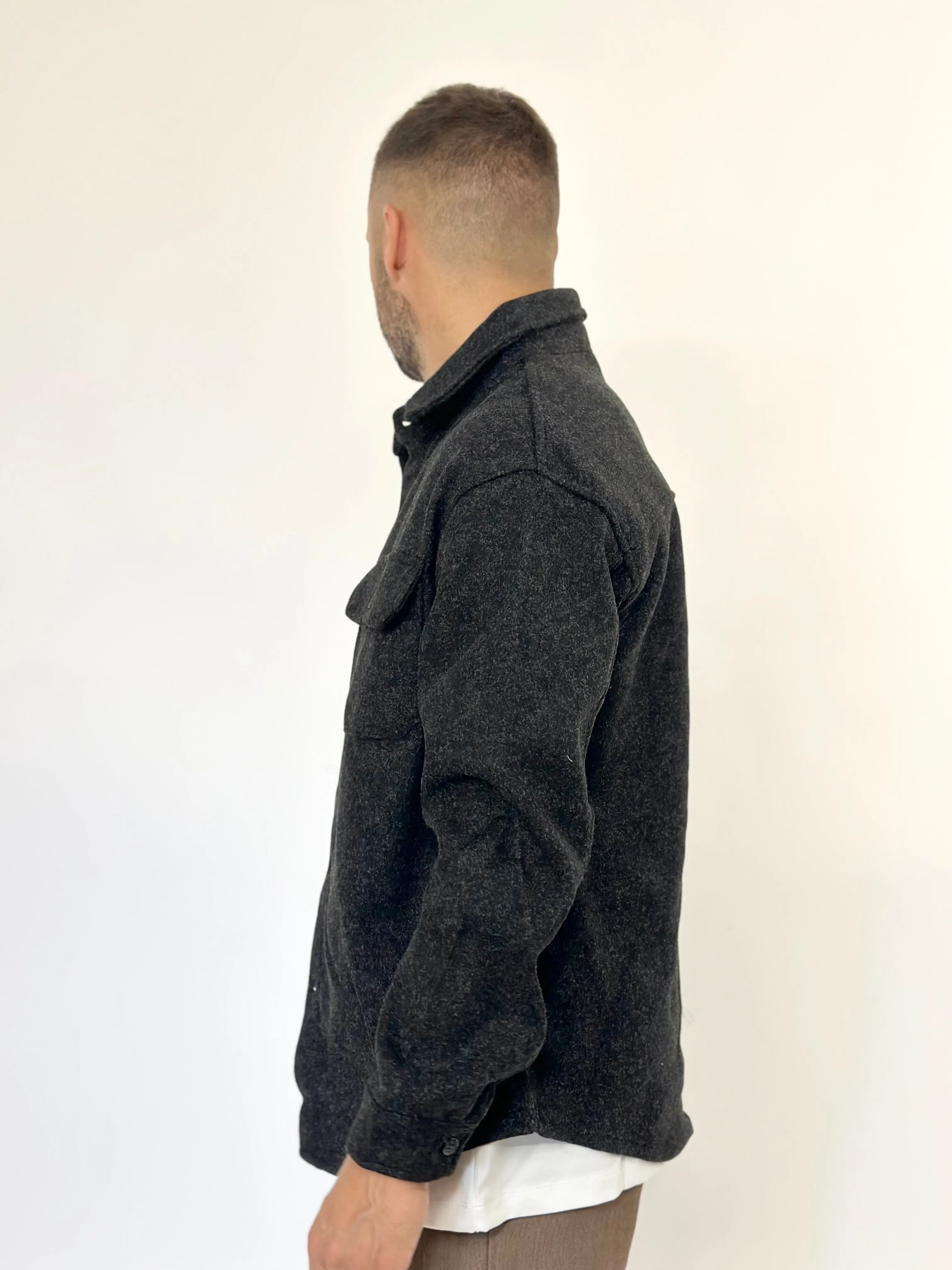 Giacca/Camicia lanetta basica