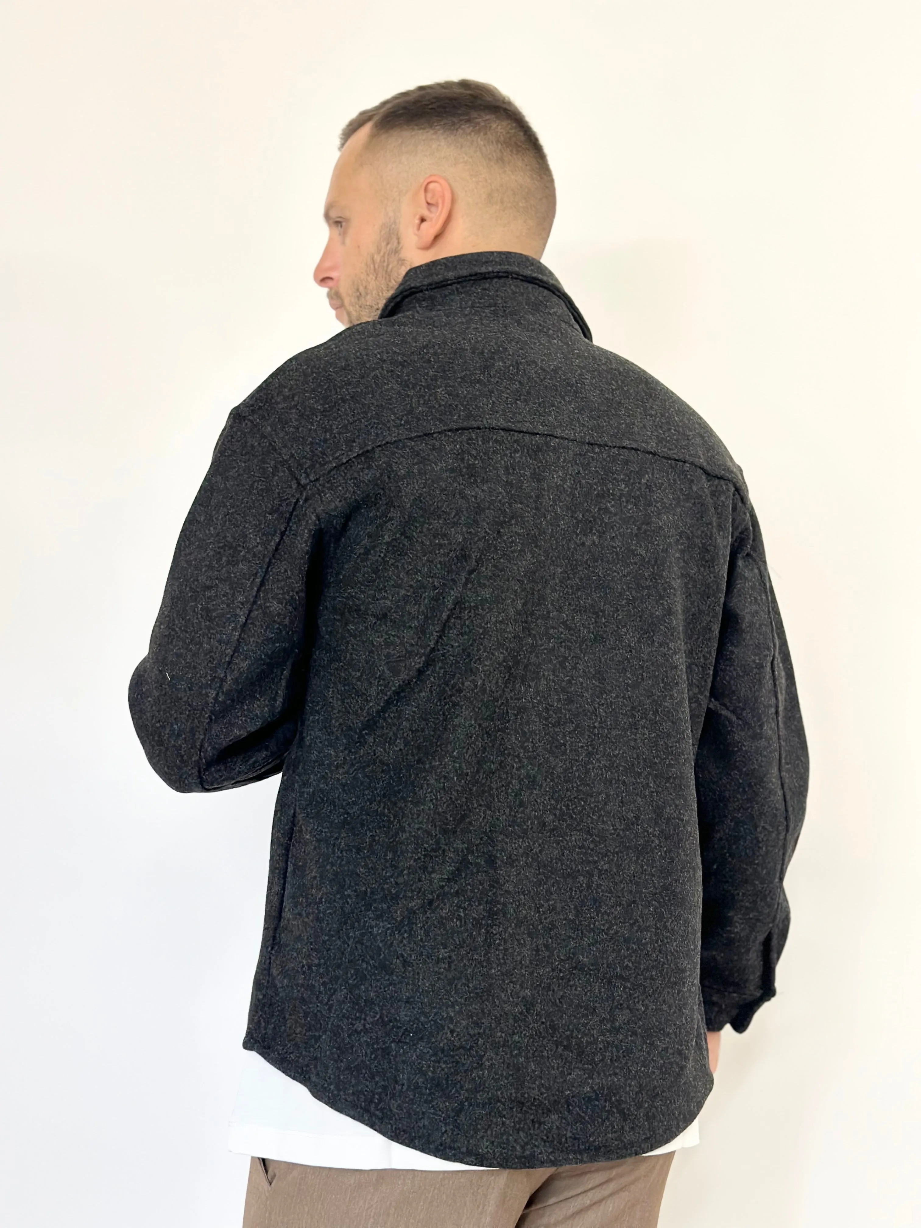 Giacca/Camicia lanetta basica