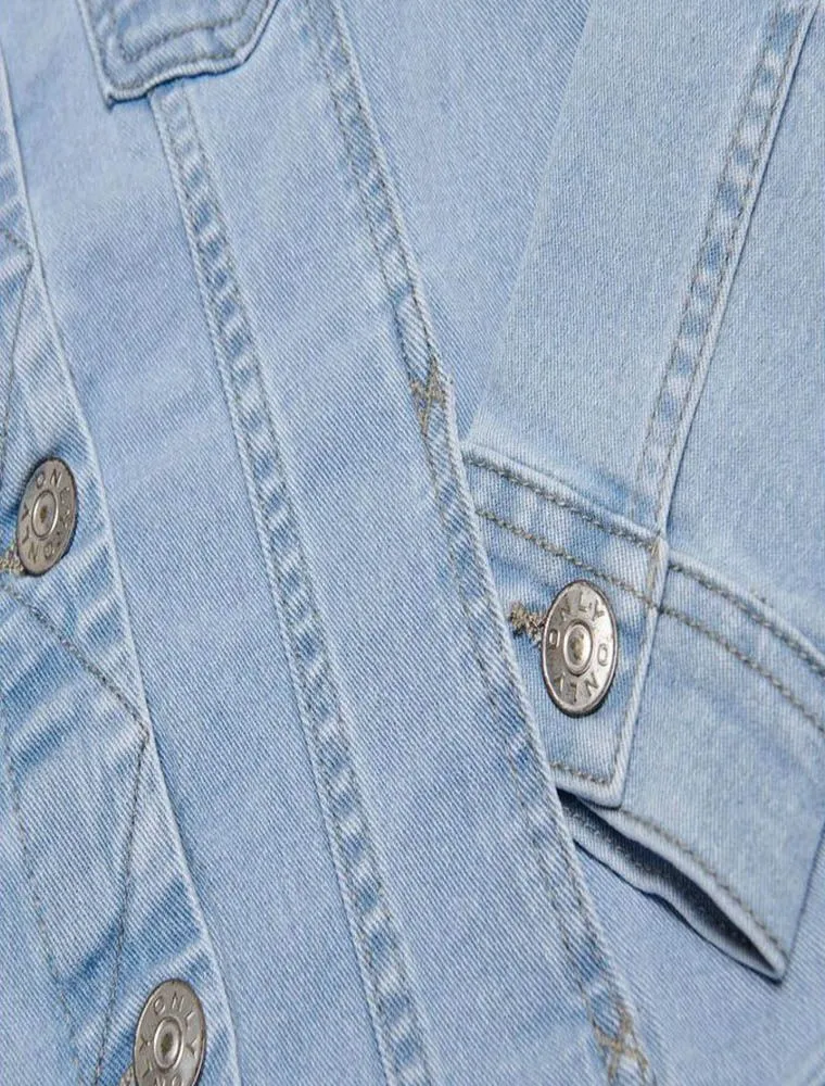 Giubbino In Jeans Only - Light Blue Denim