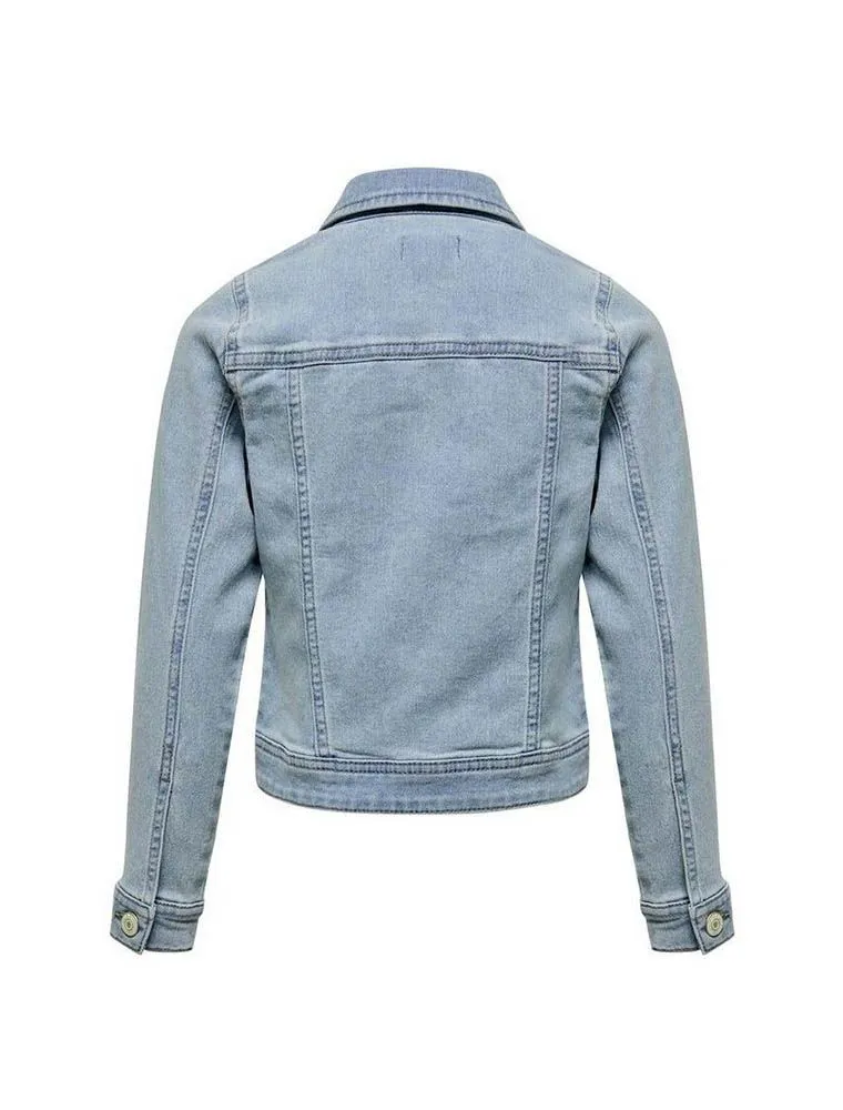 Giubbino In Jeans Only - Light Blue Denim