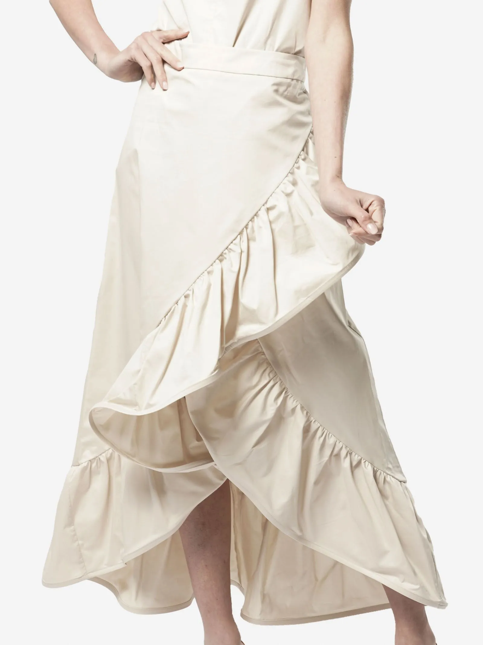 GONNA BEIGE IN COTONE