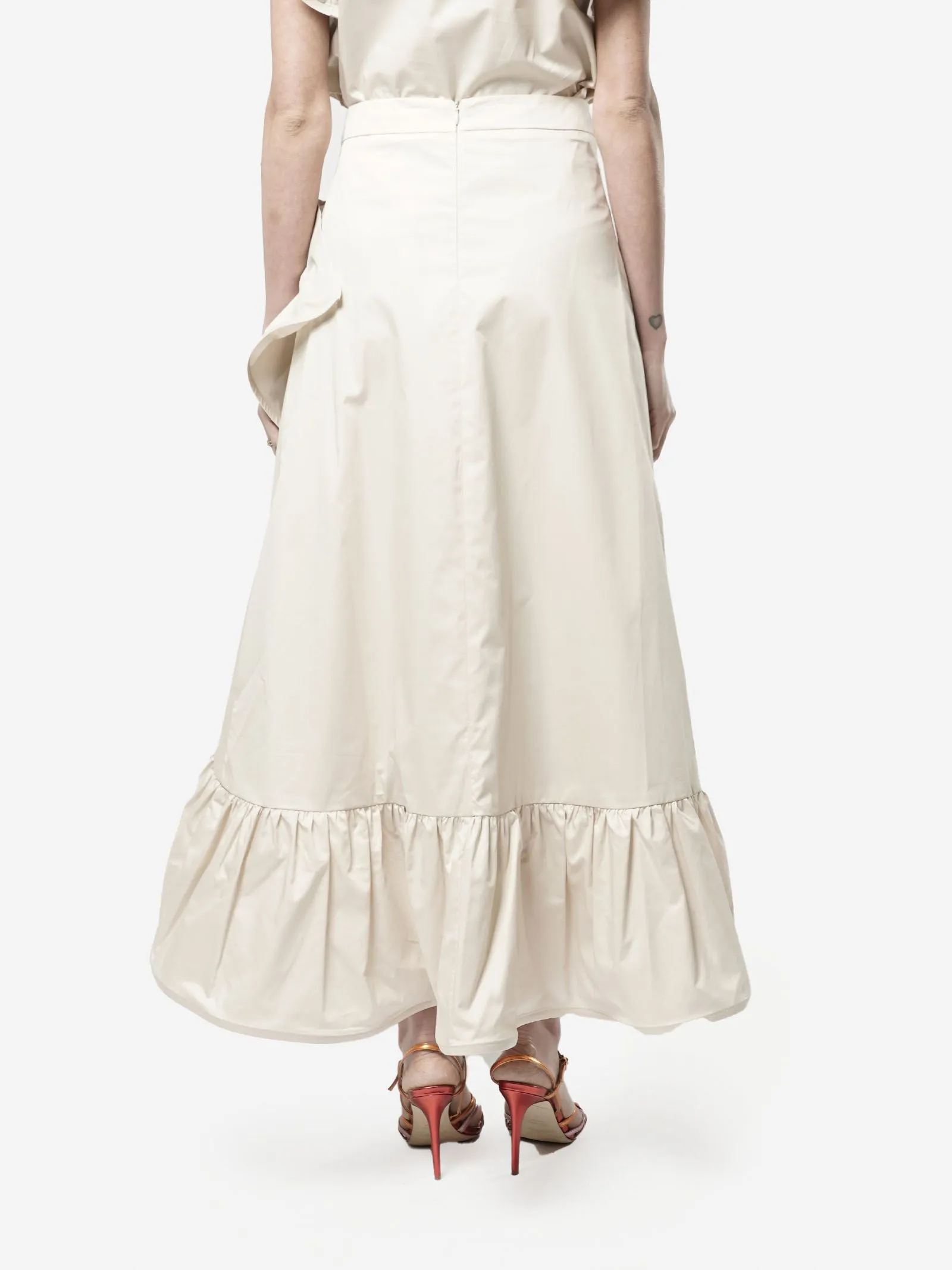 GONNA BEIGE IN COTONE