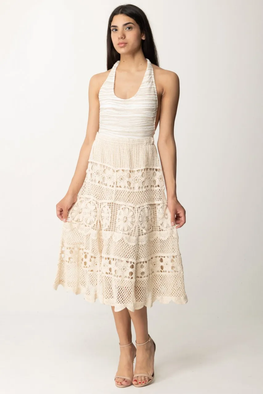 Gonna longuette crochet SHELL