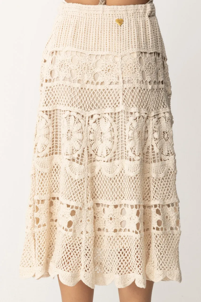 Gonna longuette crochet SHELL
