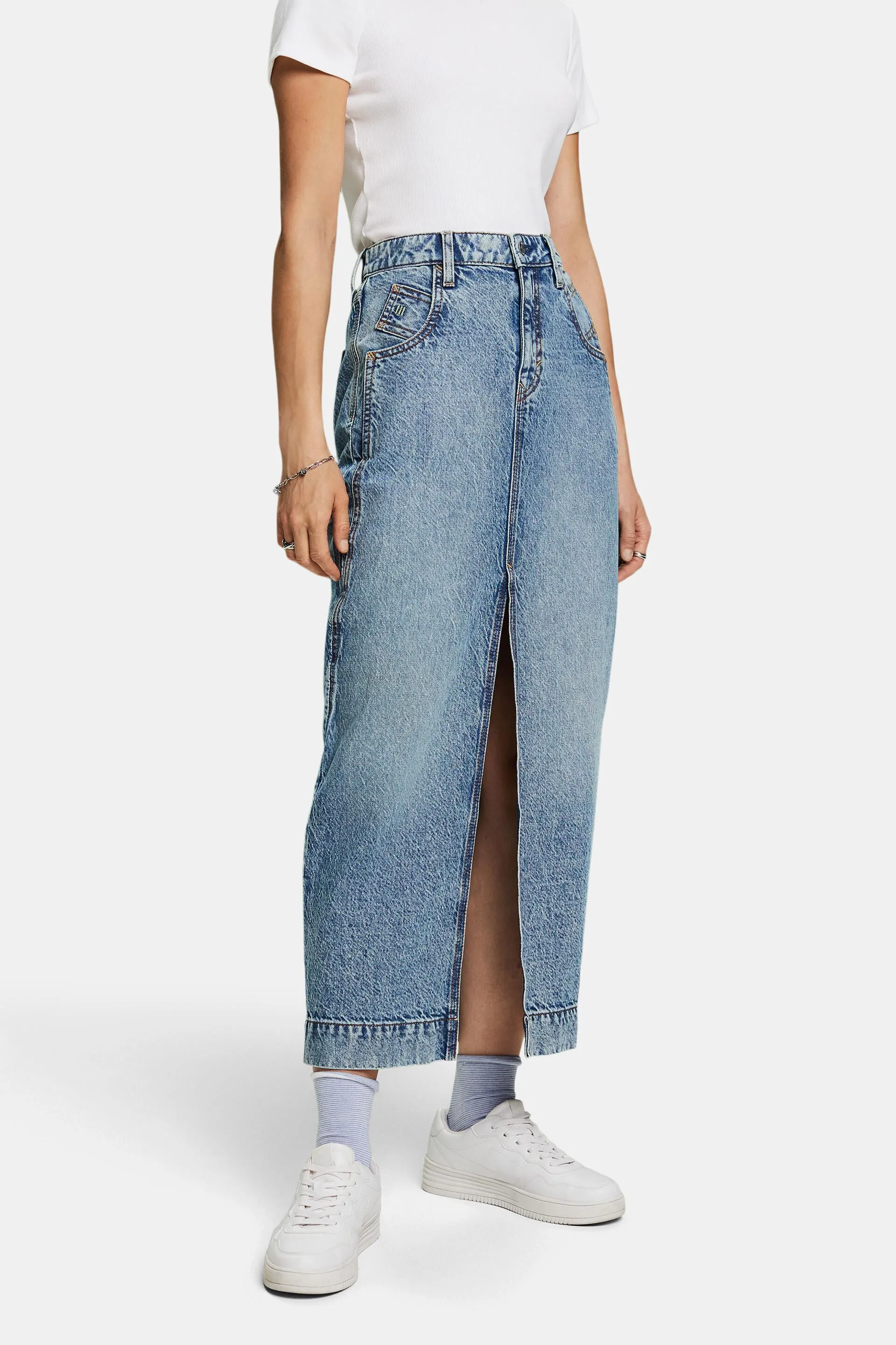 Gonna maxi in denim
