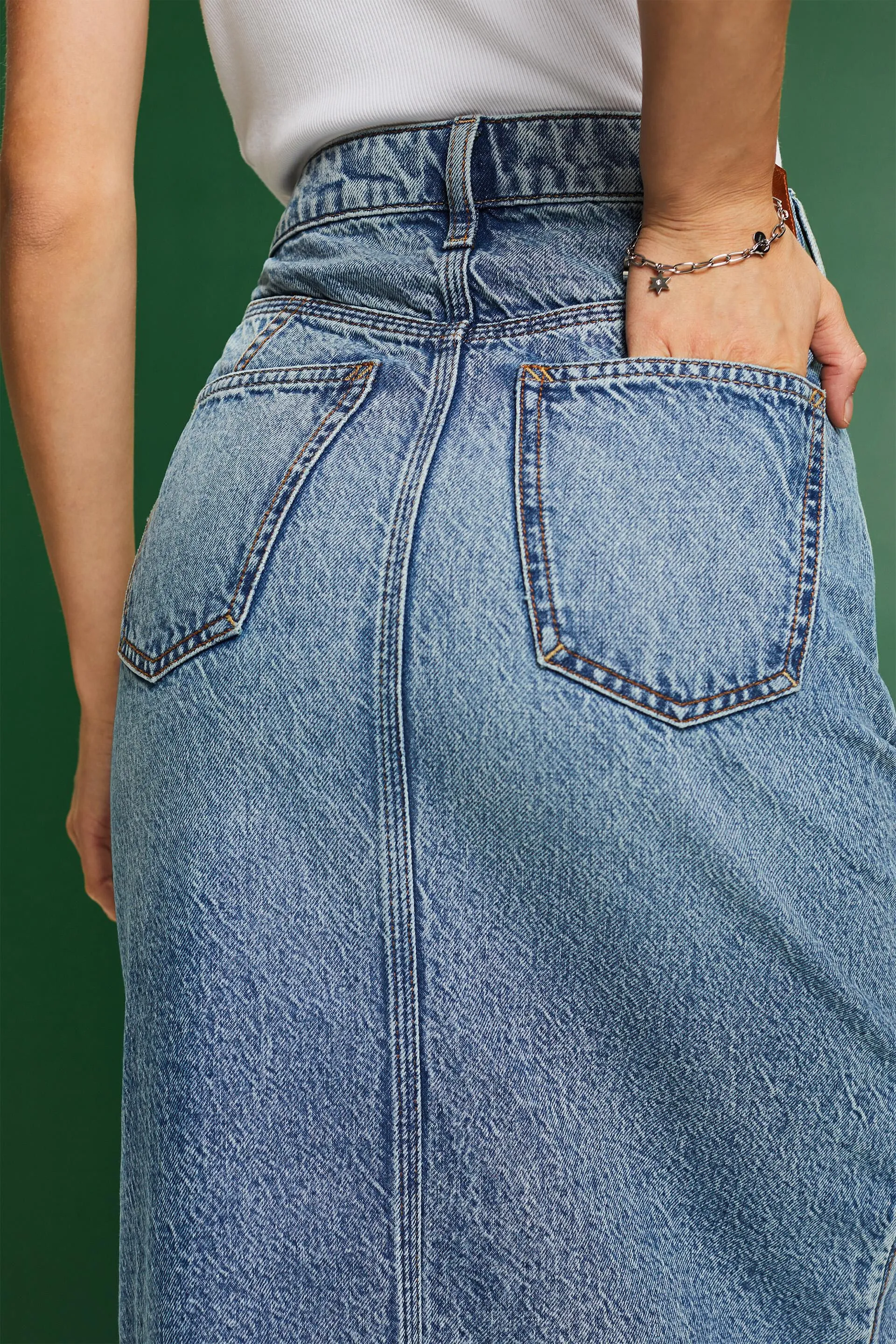 Gonna maxi in denim