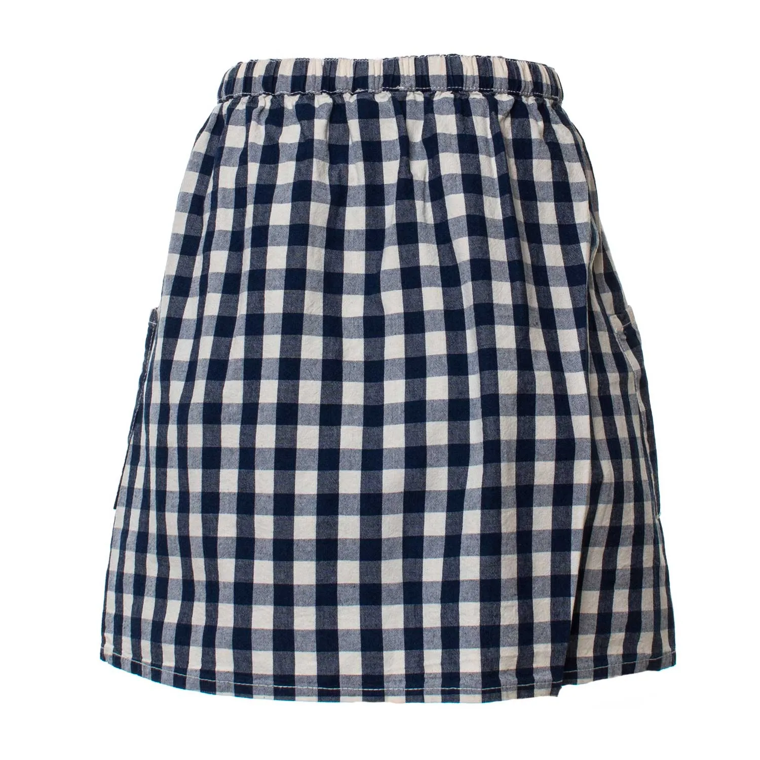 Gonna Vichy Blu Bambina