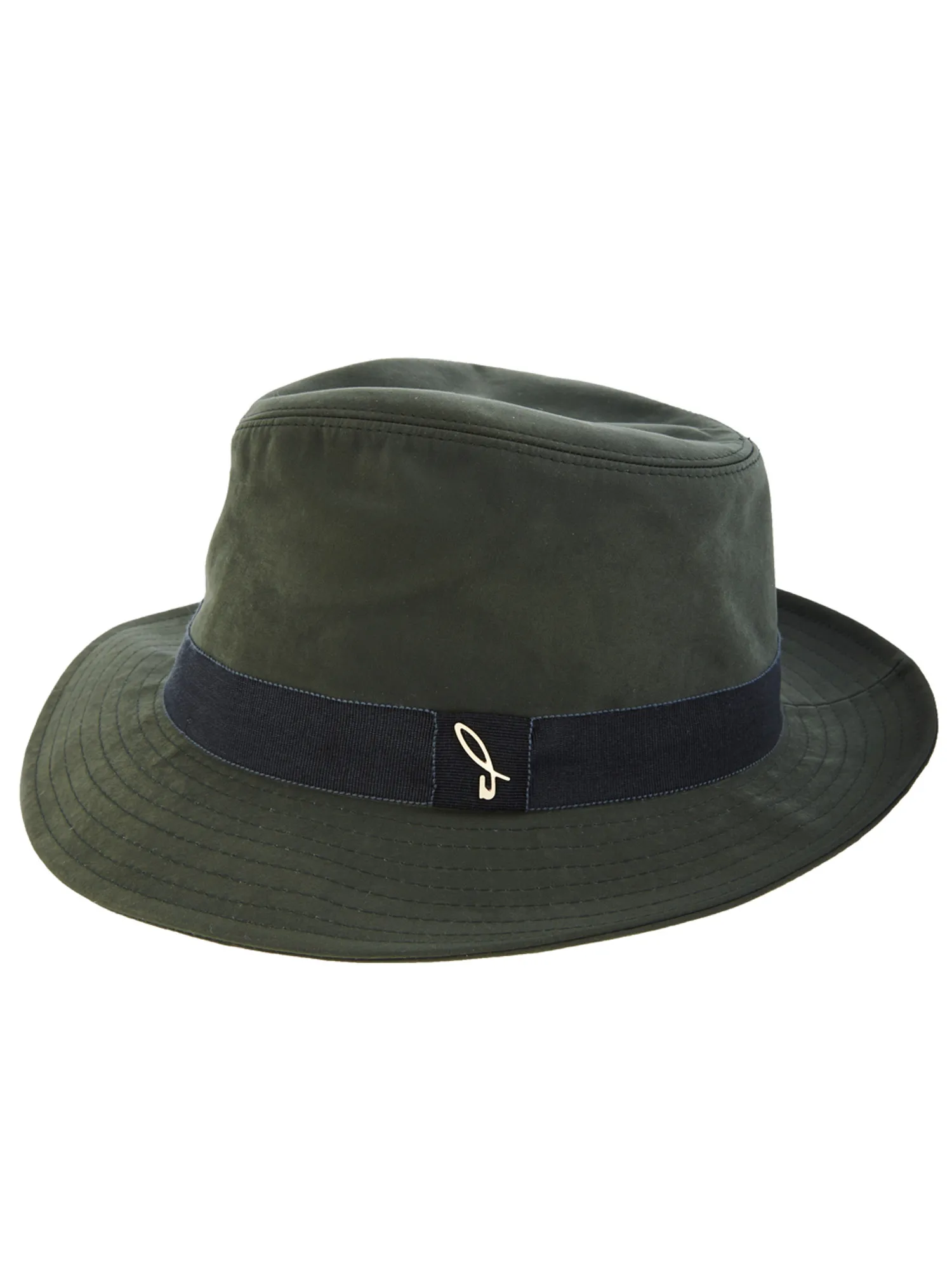 Green fabric Fedora