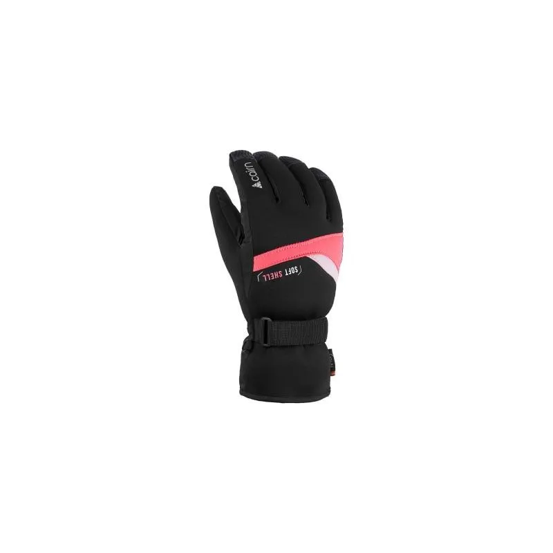 Guanti Cairn Styl J C-tex (rosa neon) Bambino