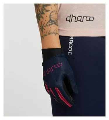 Guanti lunghi Dharco Fort Bill da donna blu/rosa