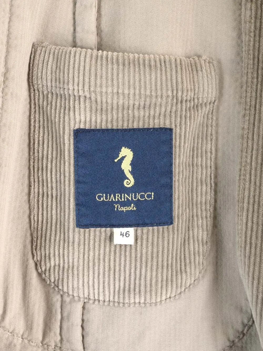   Guarinucci  Giacca in velluto doppiopetto
