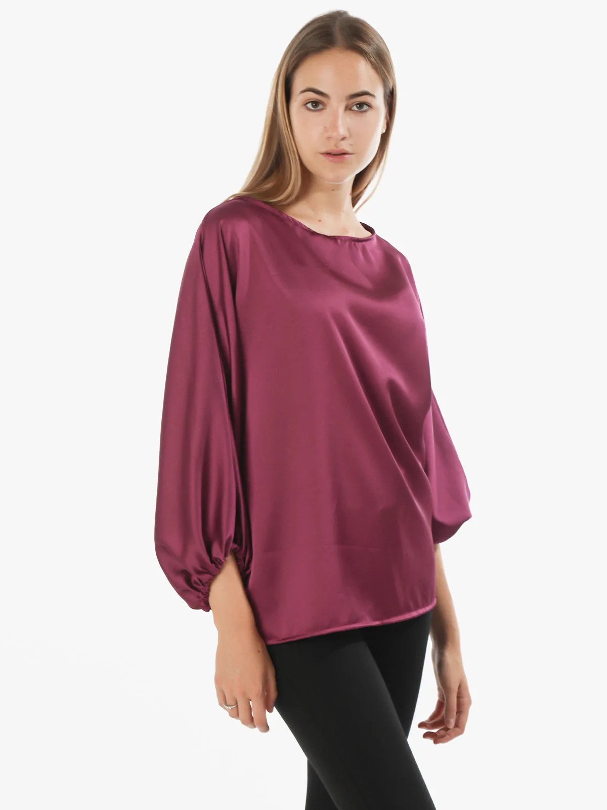 H & G Blouse longue femme à manches larges
