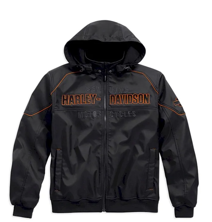 HARLEY DAVIDSON Men's Idyll Windproof Soft Shell Jacket - 98163-21VM