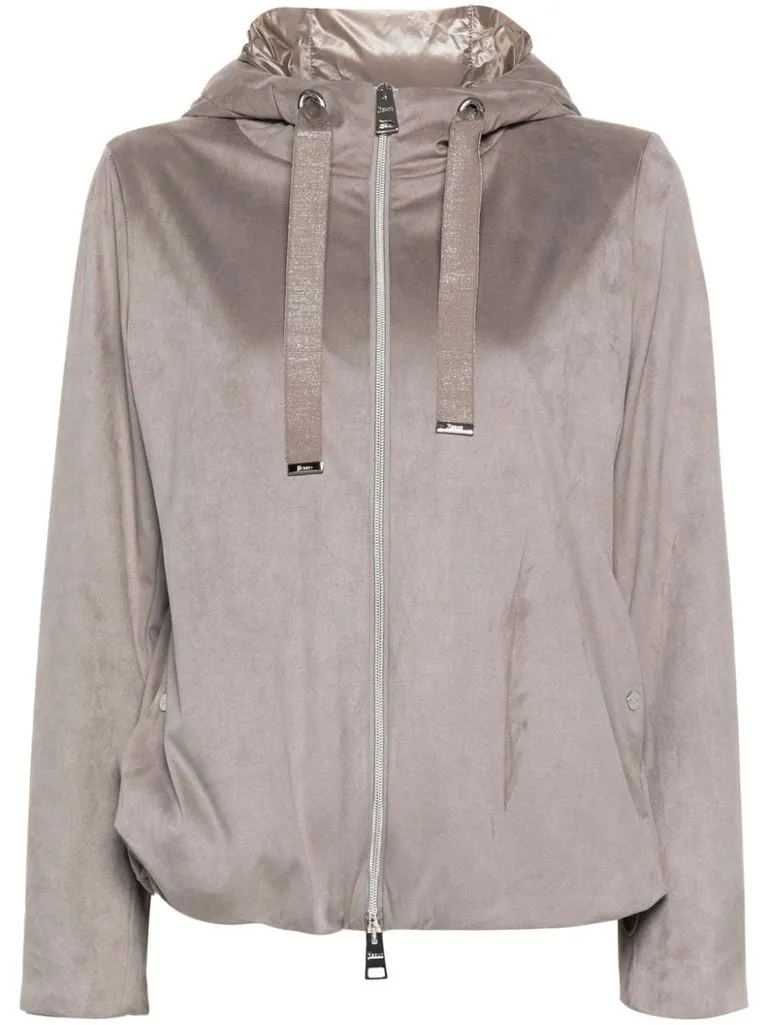 herno Bomber in suede effect