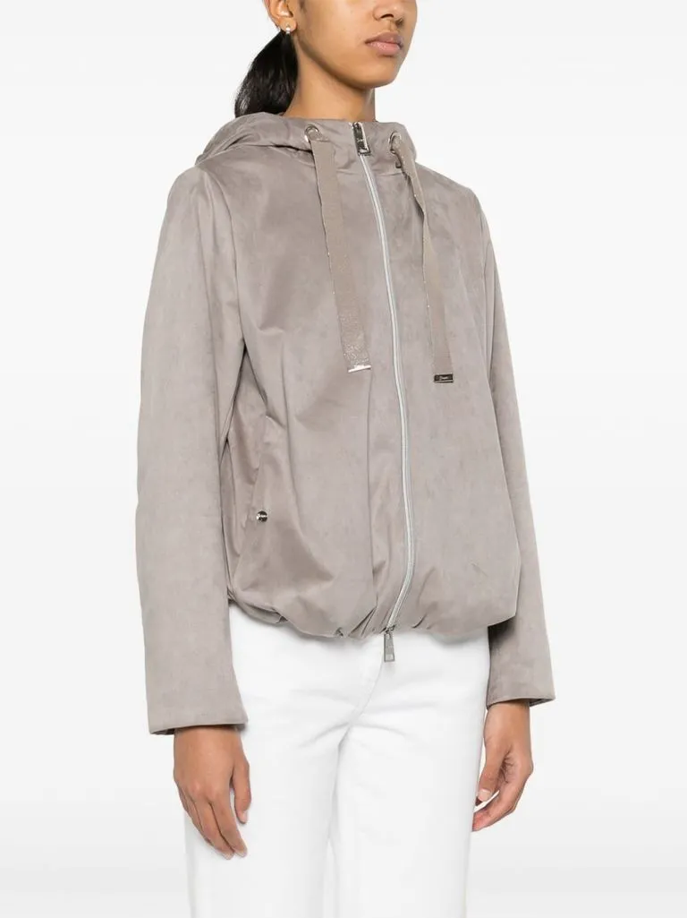herno Bomber in suede effect